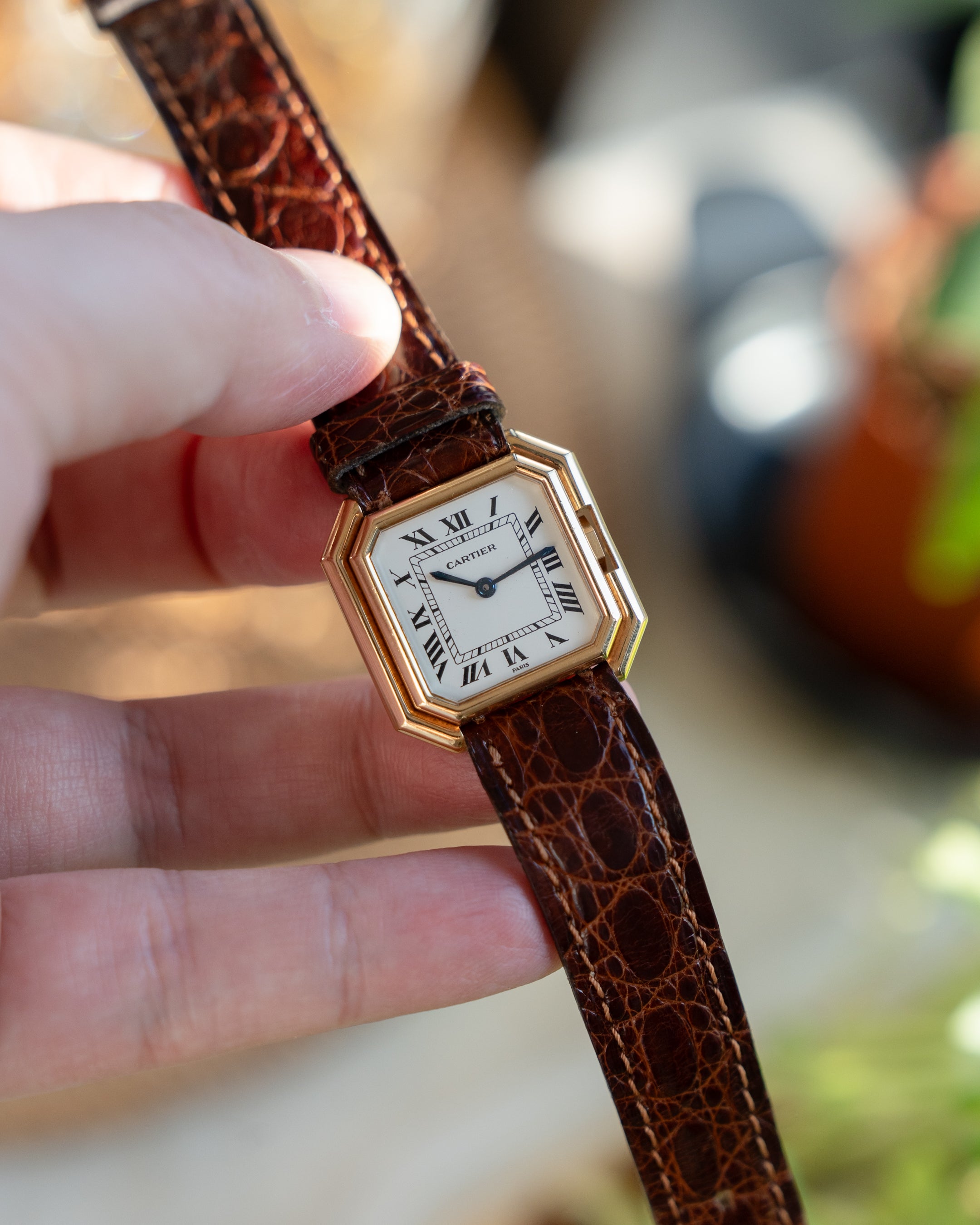 Cartier Ceinture Yellow Gold, Paris Dial, SM - mechanical movement - box and papers