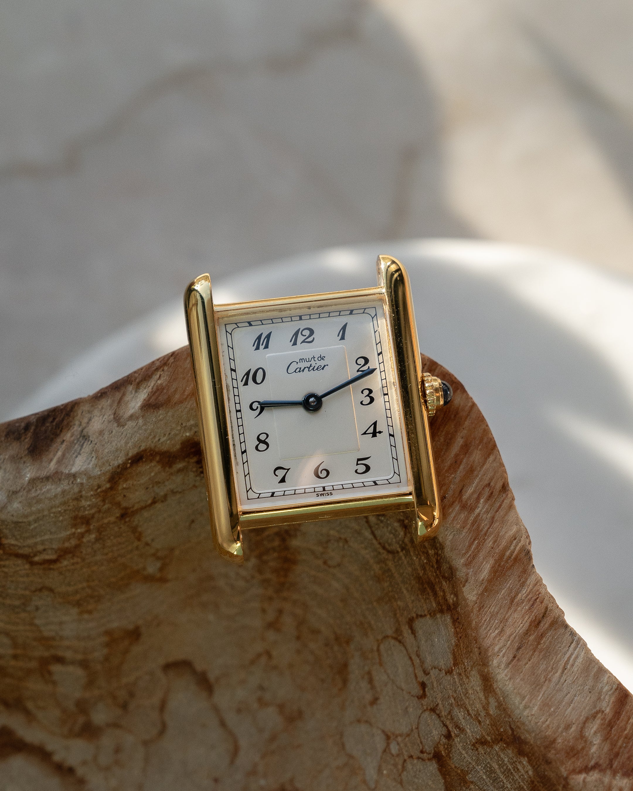 Must de Cartier Tank Breguet Numerals LM size box and papers