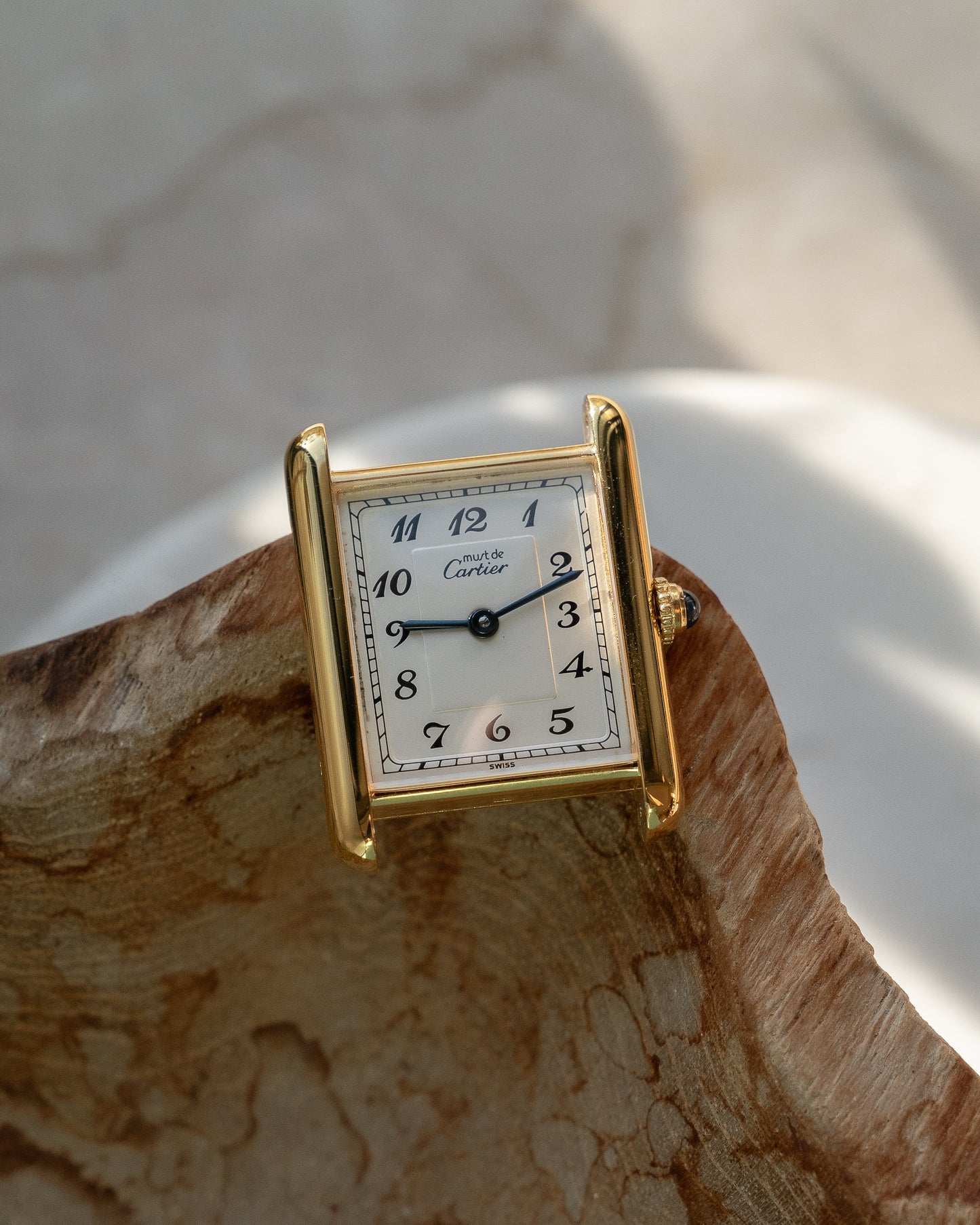 Must de Cartier Tank Breguet Numerals - LM size - box and papers