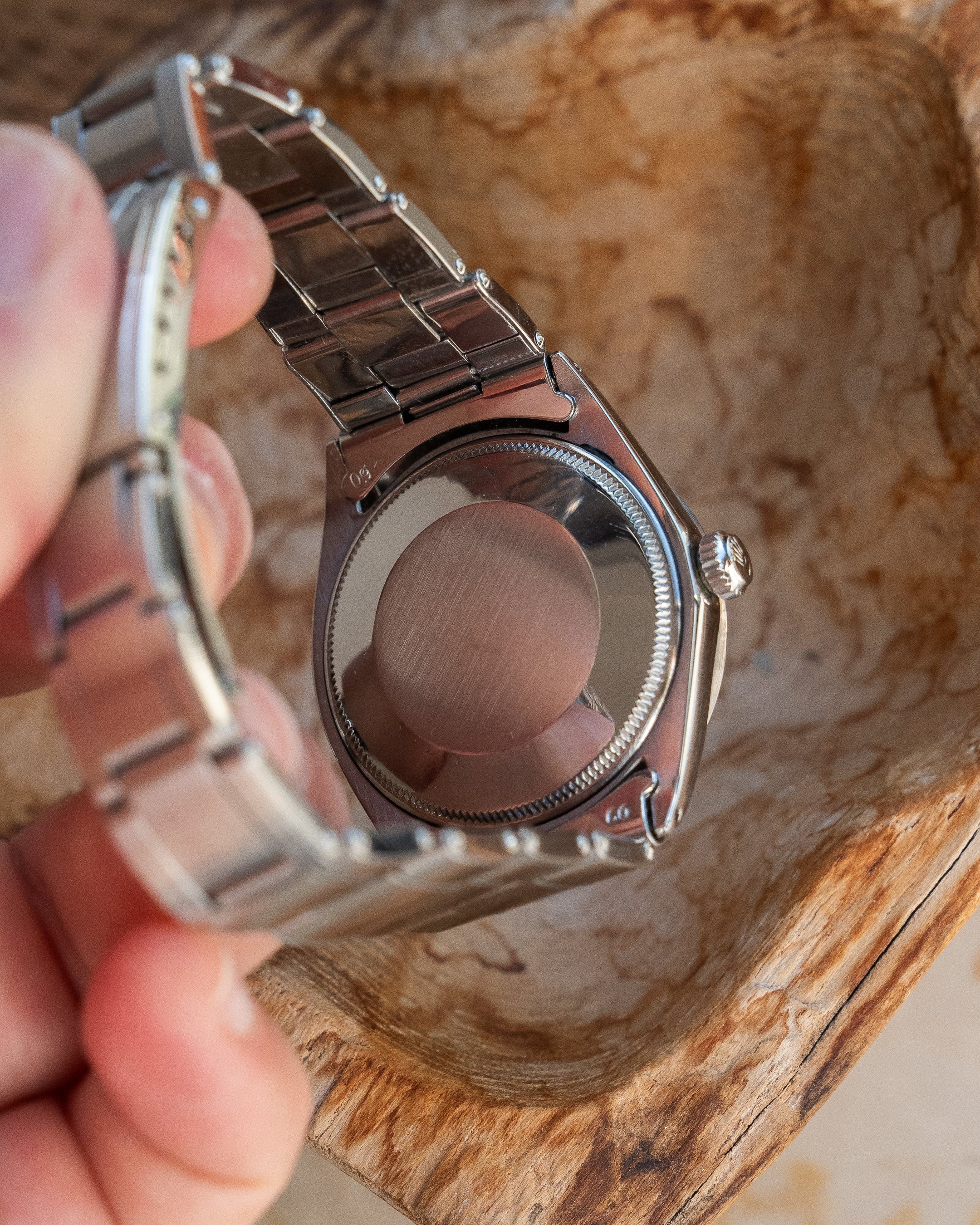 Rolex Oyster Perpetual ref 1007 blue brick dial from 1969