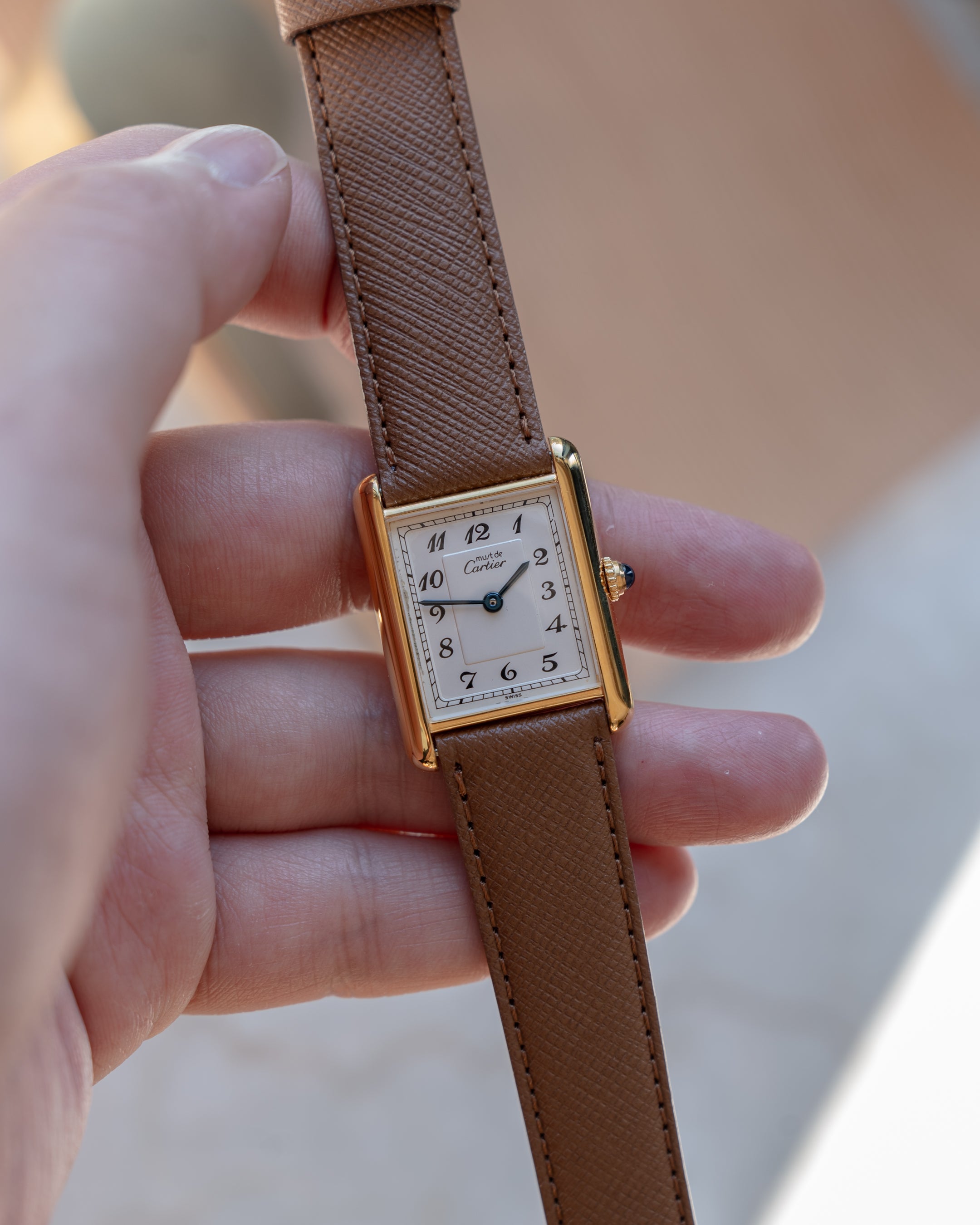 Must de Cartier Tank Breguet Numerals - LM size - box and papers