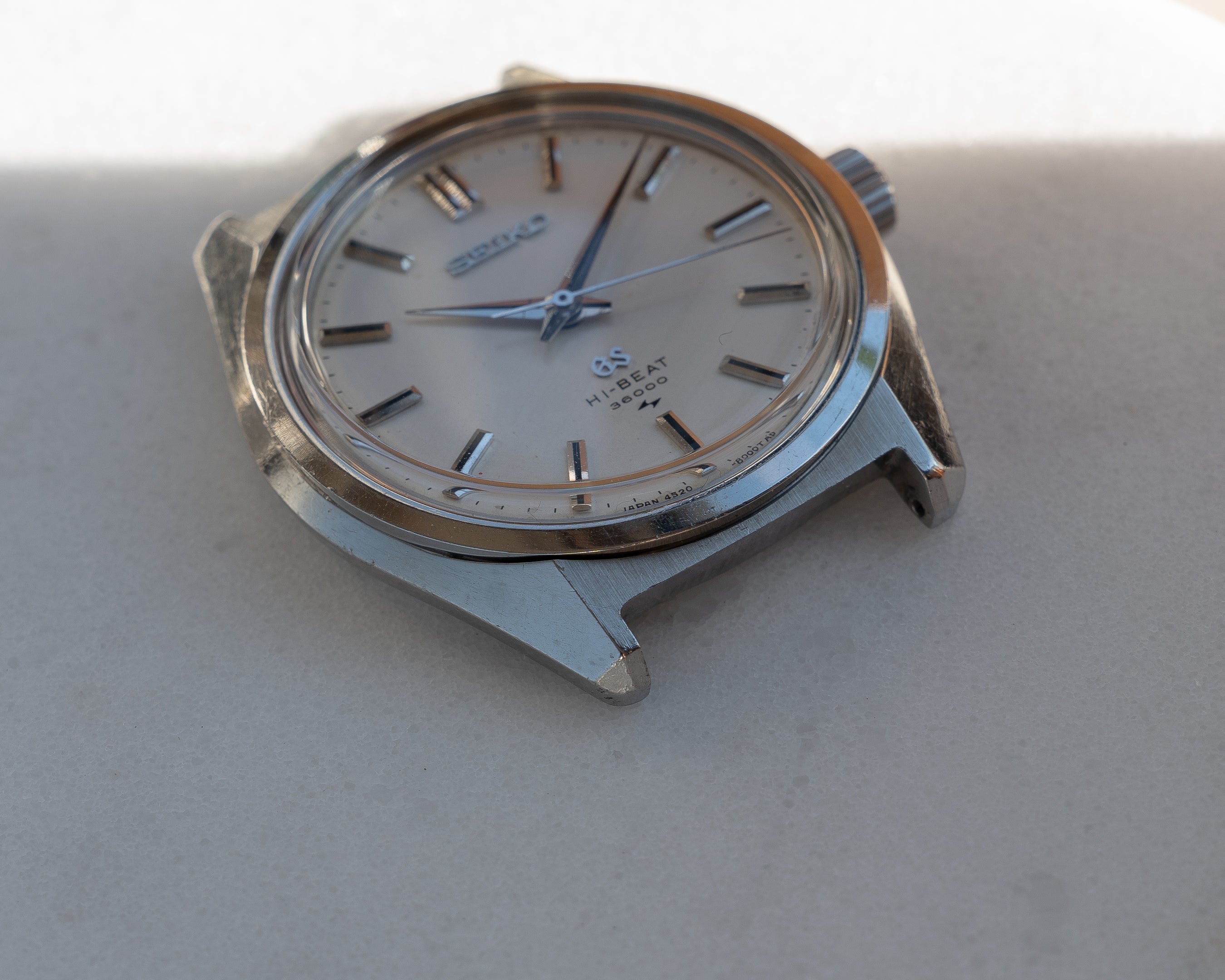 Grand Seiko 4520-8000 in steel, hibeat 1968 September