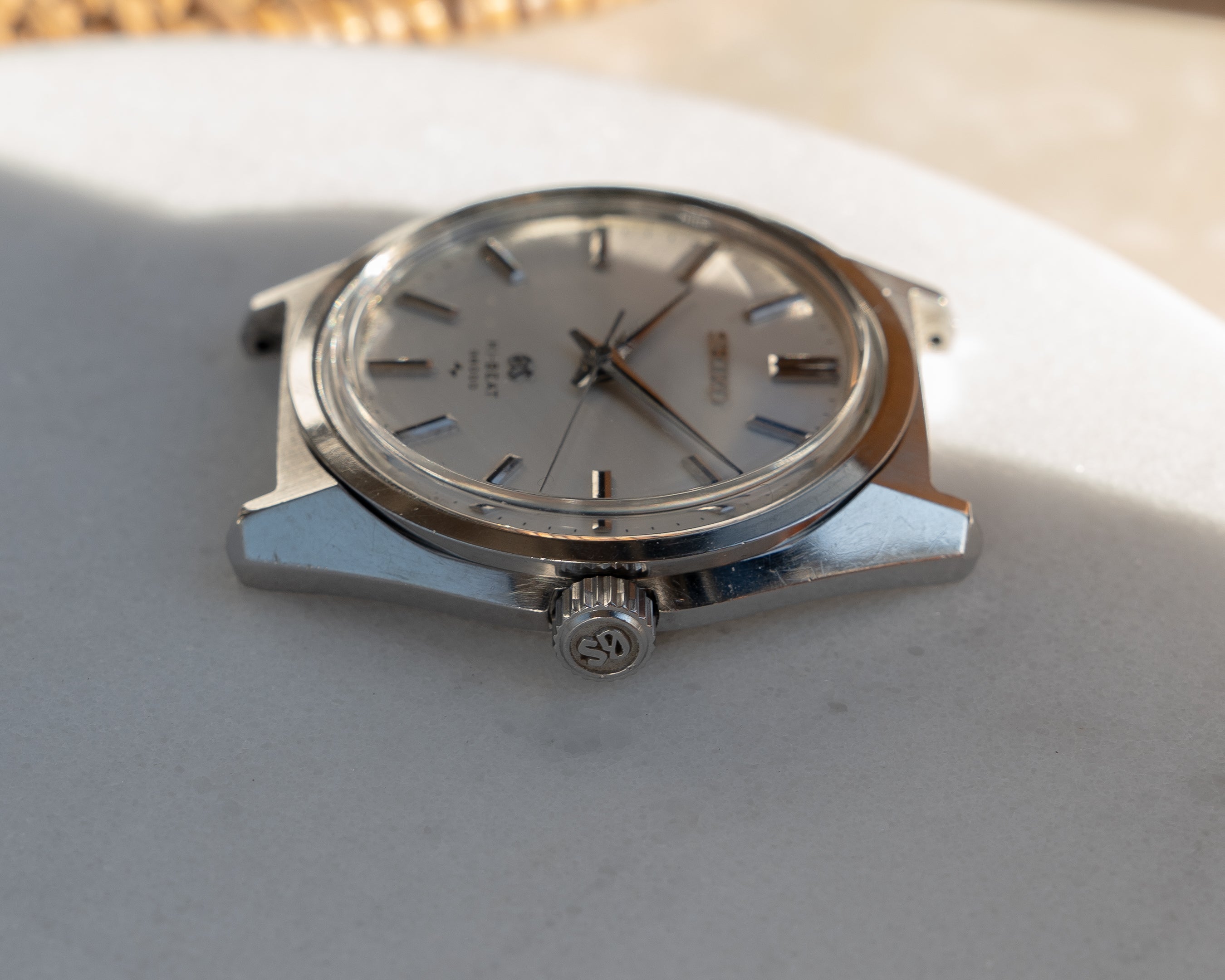 Grand Seiko 4520-8000 in steel, hibeat 1968 September