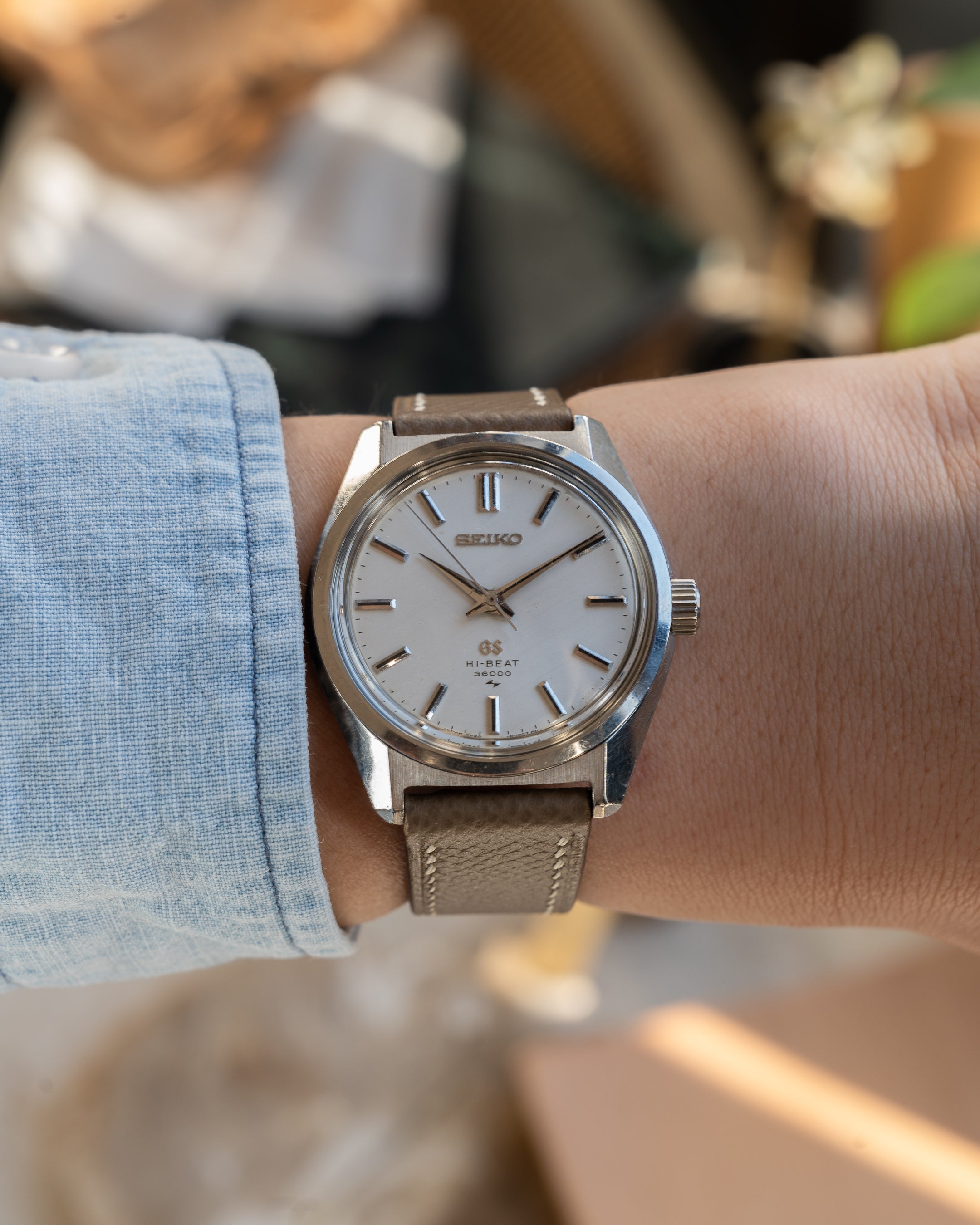 Grand Seiko 4520-8000 in steel, hibeat 1968 September