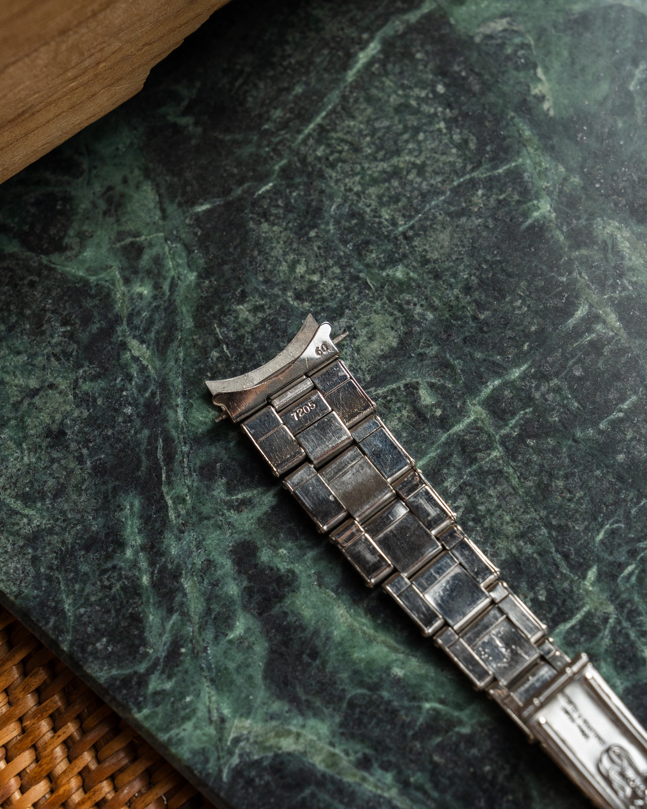 Rolex Oyster Perpetual ref 1007 blue brick dial from 1969