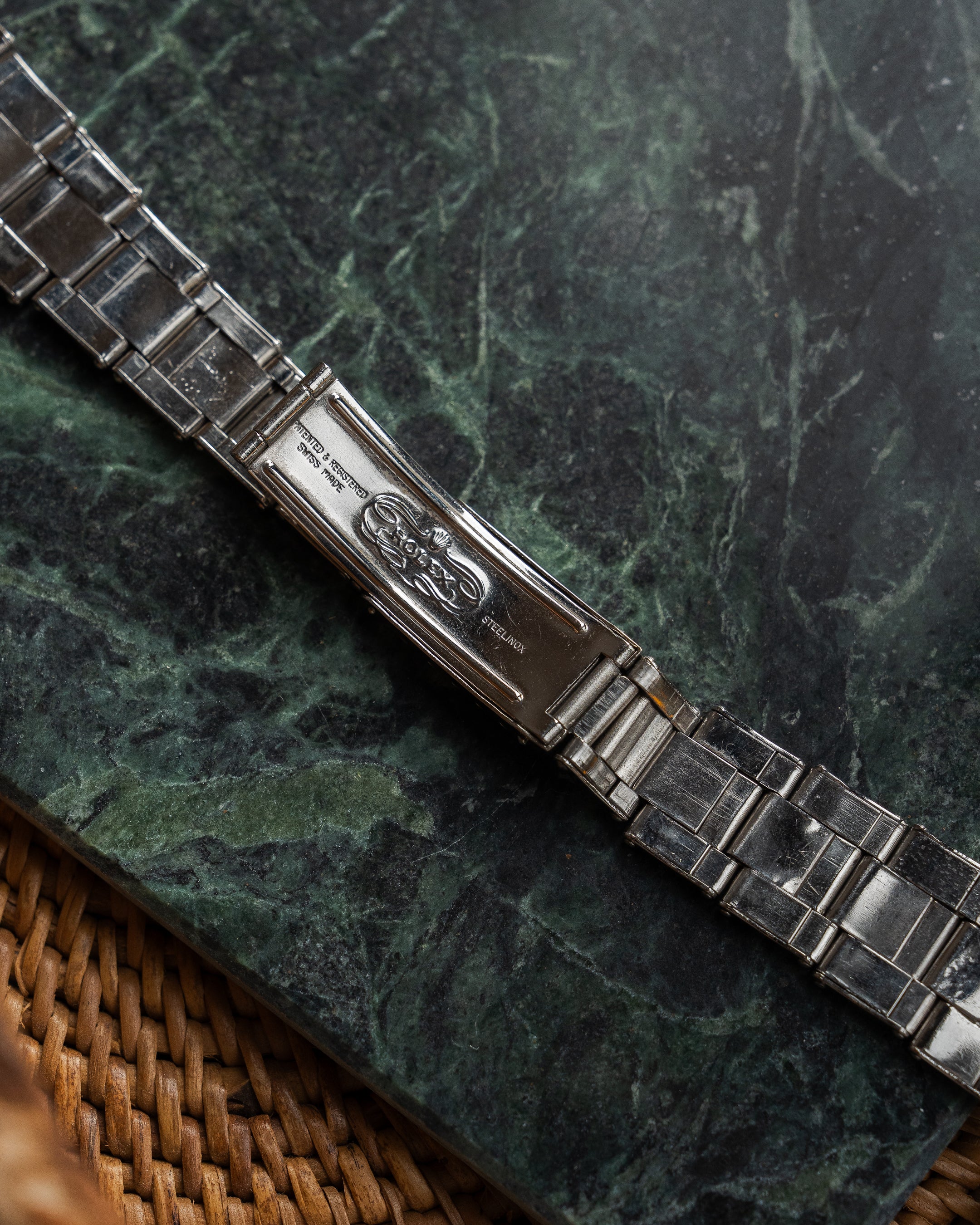 Rolex Oyster Perpetual ref 1007 blue brick dial from 1969