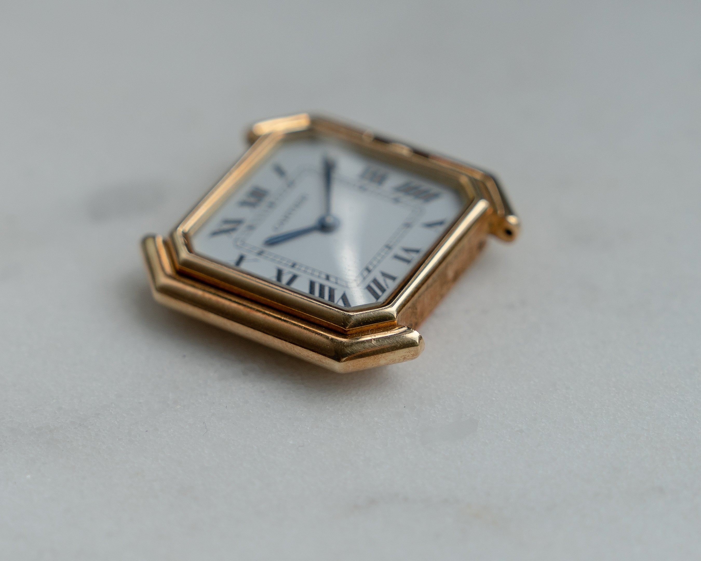Cartier Ceinture in yellow gold, ref 78099 LM size, with original gold deployant clasp