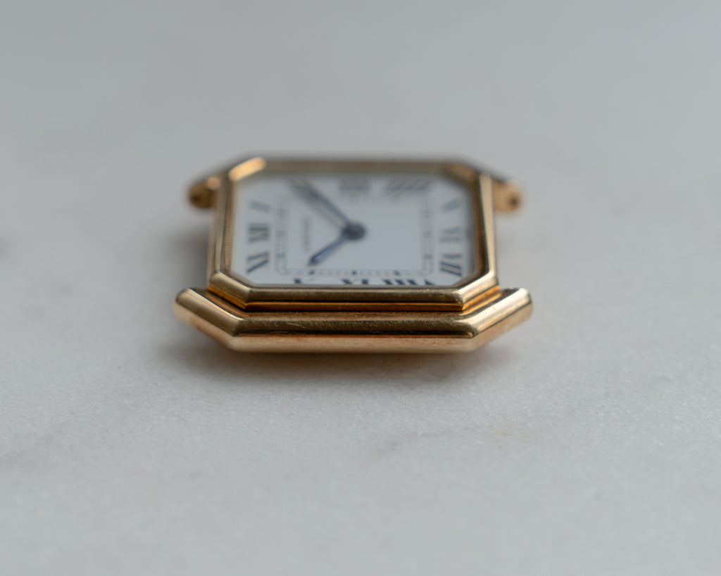 Cartier Ceinture in yellow gold, ref 78099 LM size, with original gold deployant clasp