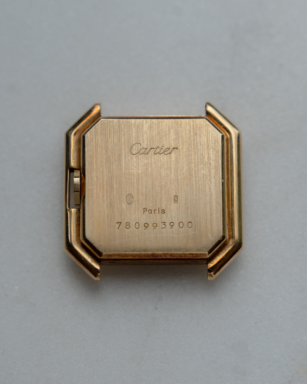 Cartier Ceinture in yellow gold, ref 78099 LM size, with original gold deployant clasp