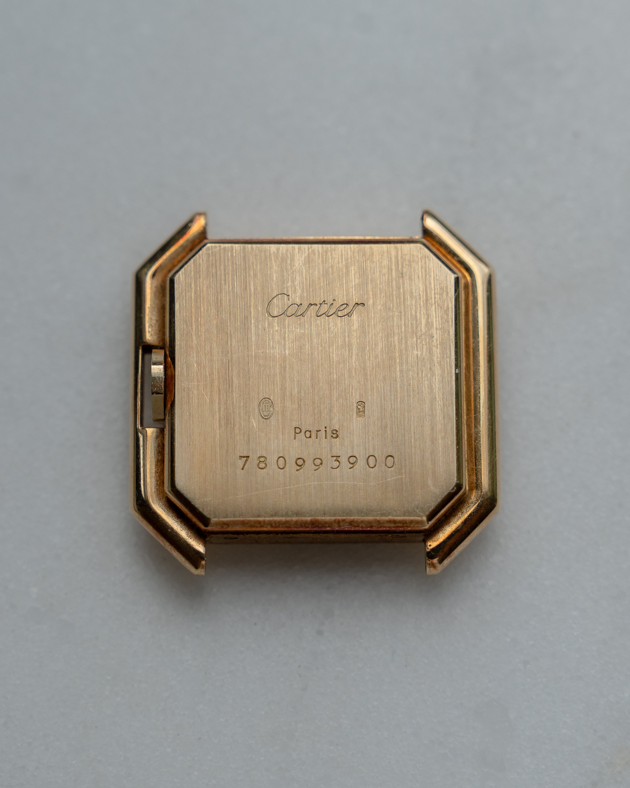 Cartier Ceinture in yellow gold, ref 78099 LM size, with original gold deployant clasp