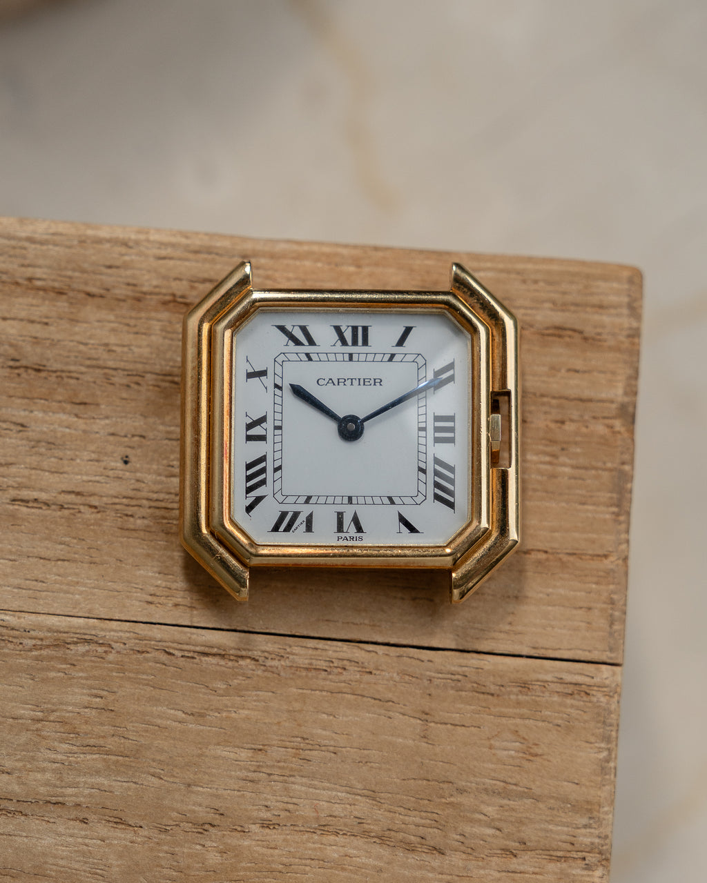 Cartier Ceinture in yellow gold, ref 78099 LM size, with original gold deployant clasp