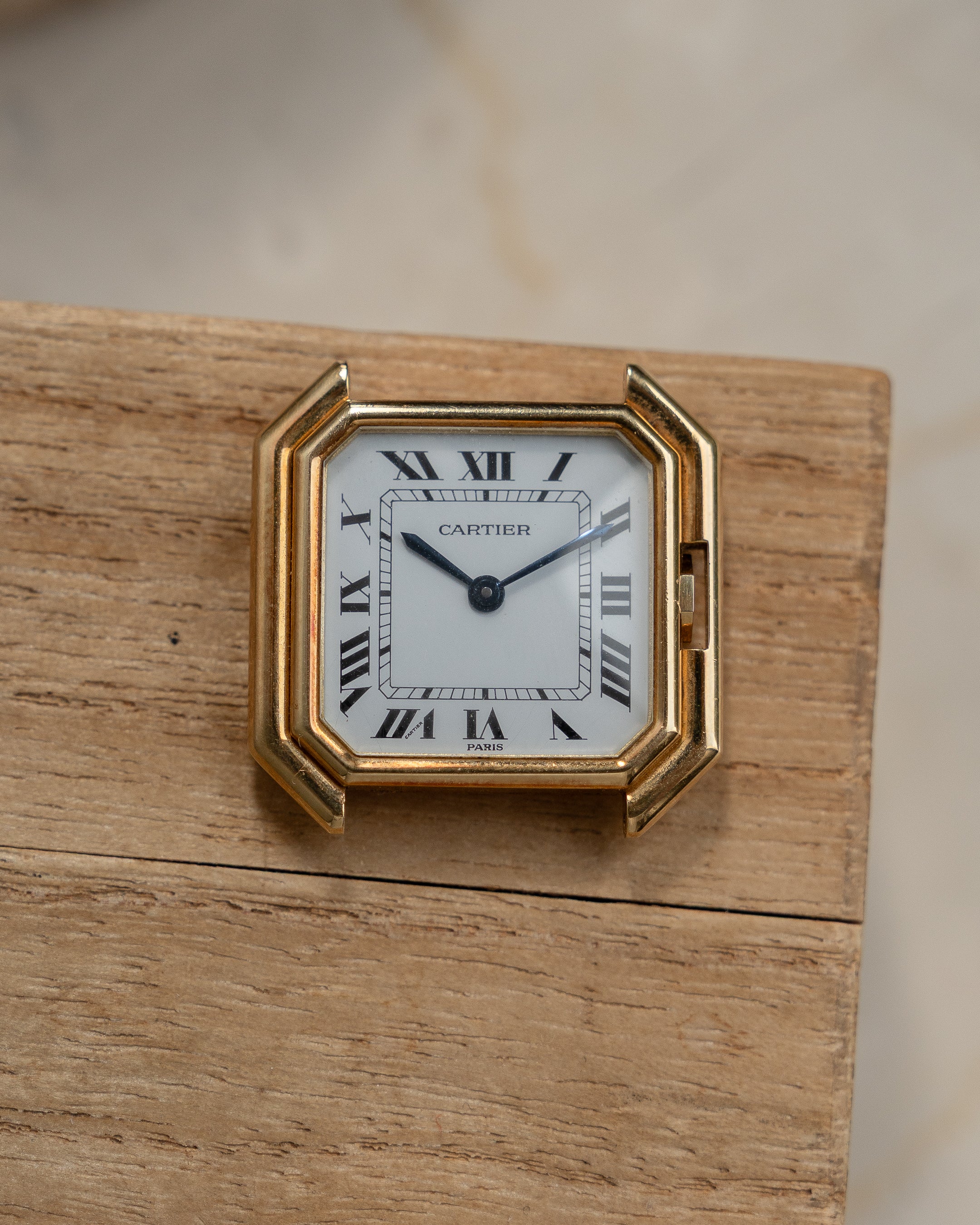 Cartier Ceinture in yellow gold, ref 78099 LM size, with original gold deployant clasp