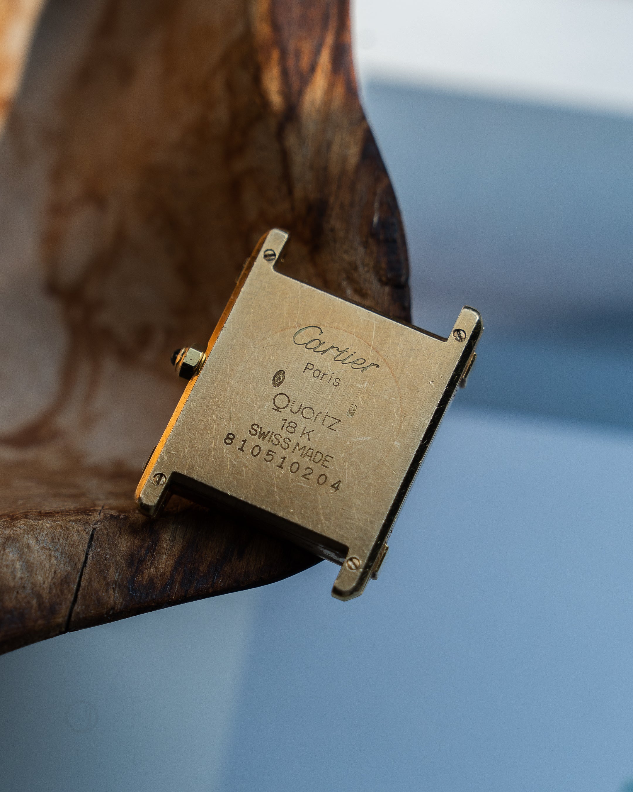 Cartier Tank Chinoise reference 8105 in 18k Yellow Gold