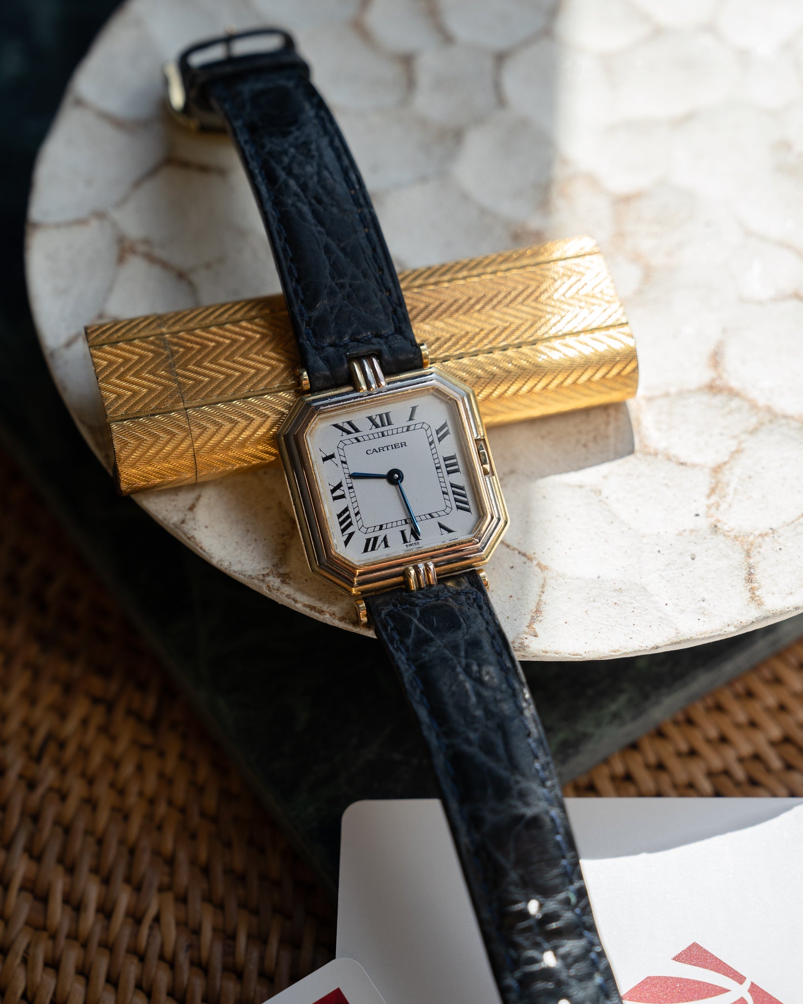 Cartier Ceinture Trinity- Yellow Gold, Rose Gold, White Gold- LM size, full set