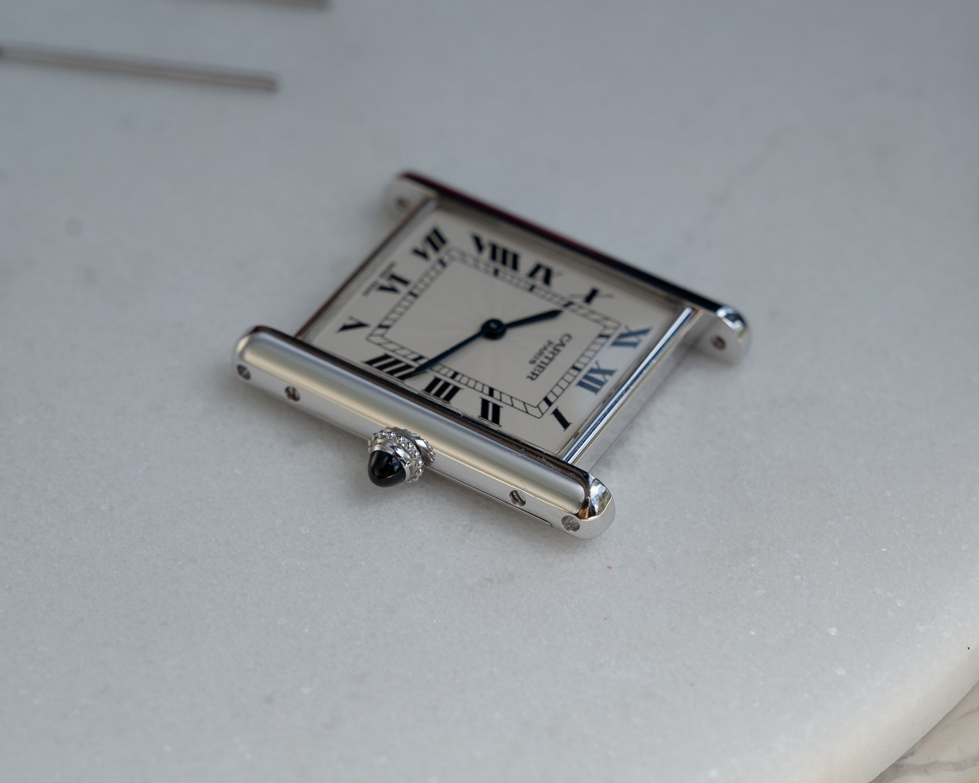 Cartier Tank Louis in platinum from the CPCP collection - full set –  Special Dial