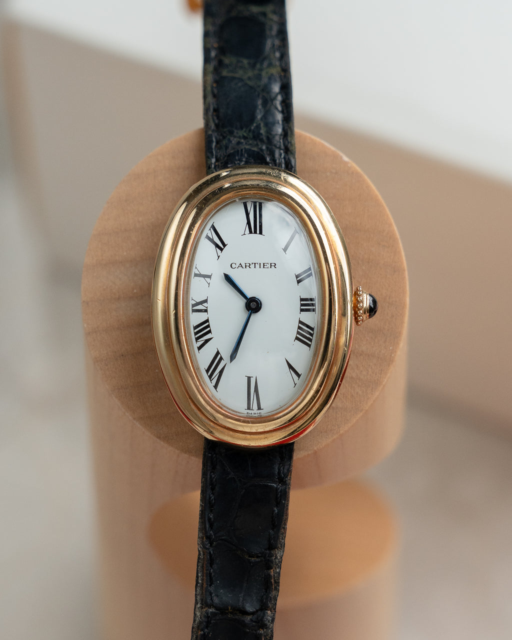 カルティエ ベニュワール ref 78094 18K イエローゴールド、パリ ダイヤル、メカニック、フルセット