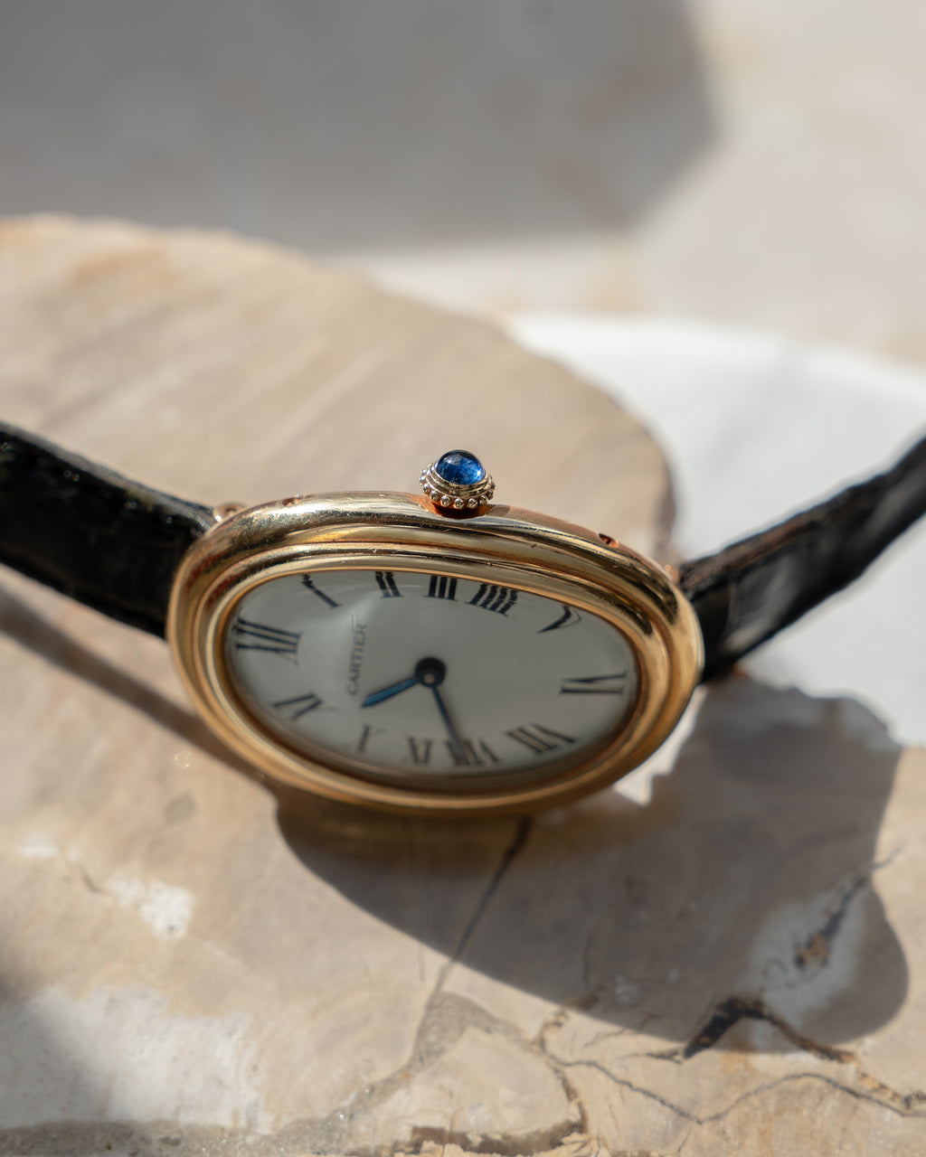 カルティエ ベニュワール ref 78094 18K イエローゴールド、パリ ダイヤル、メカニック、フルセット