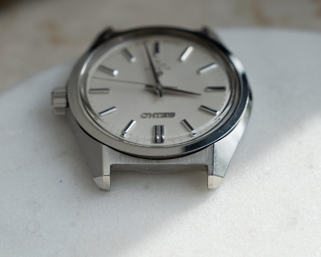 Grand Seiko 4520-8000 hibeat in steel from January 1969