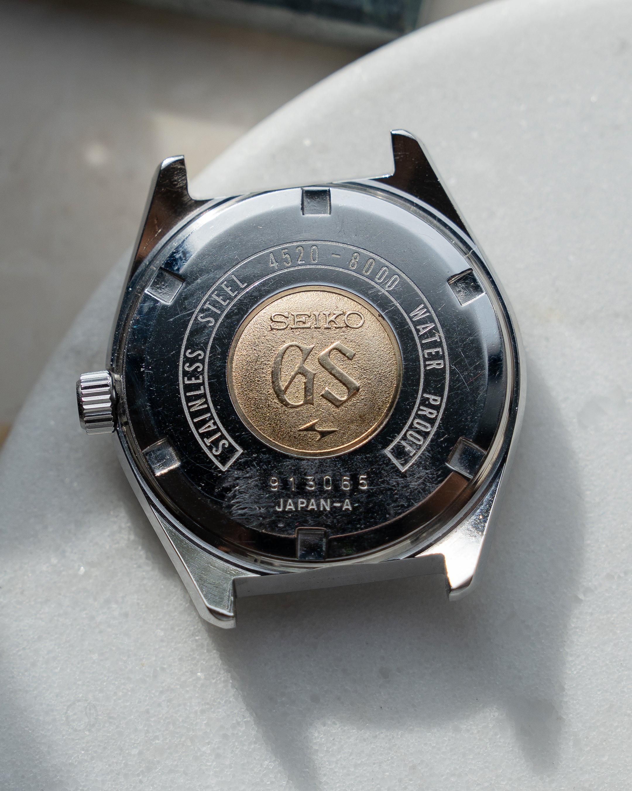 Grand Seiko 4520-8000 hibeat in steel from January 1969