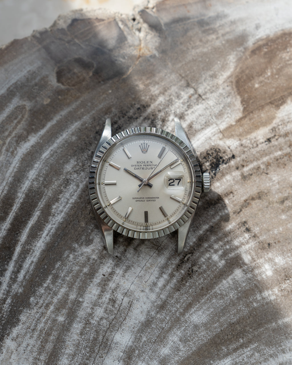 Rolex Datejust ref 1603 in steel, silver dial