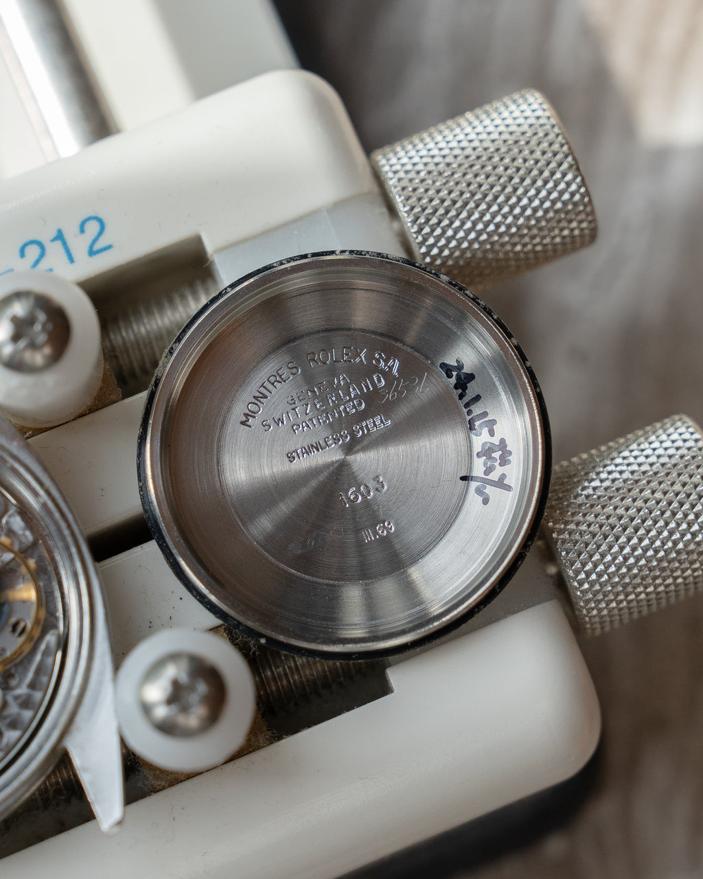 Rolex Datejust ref 1603 in steel, silver dial