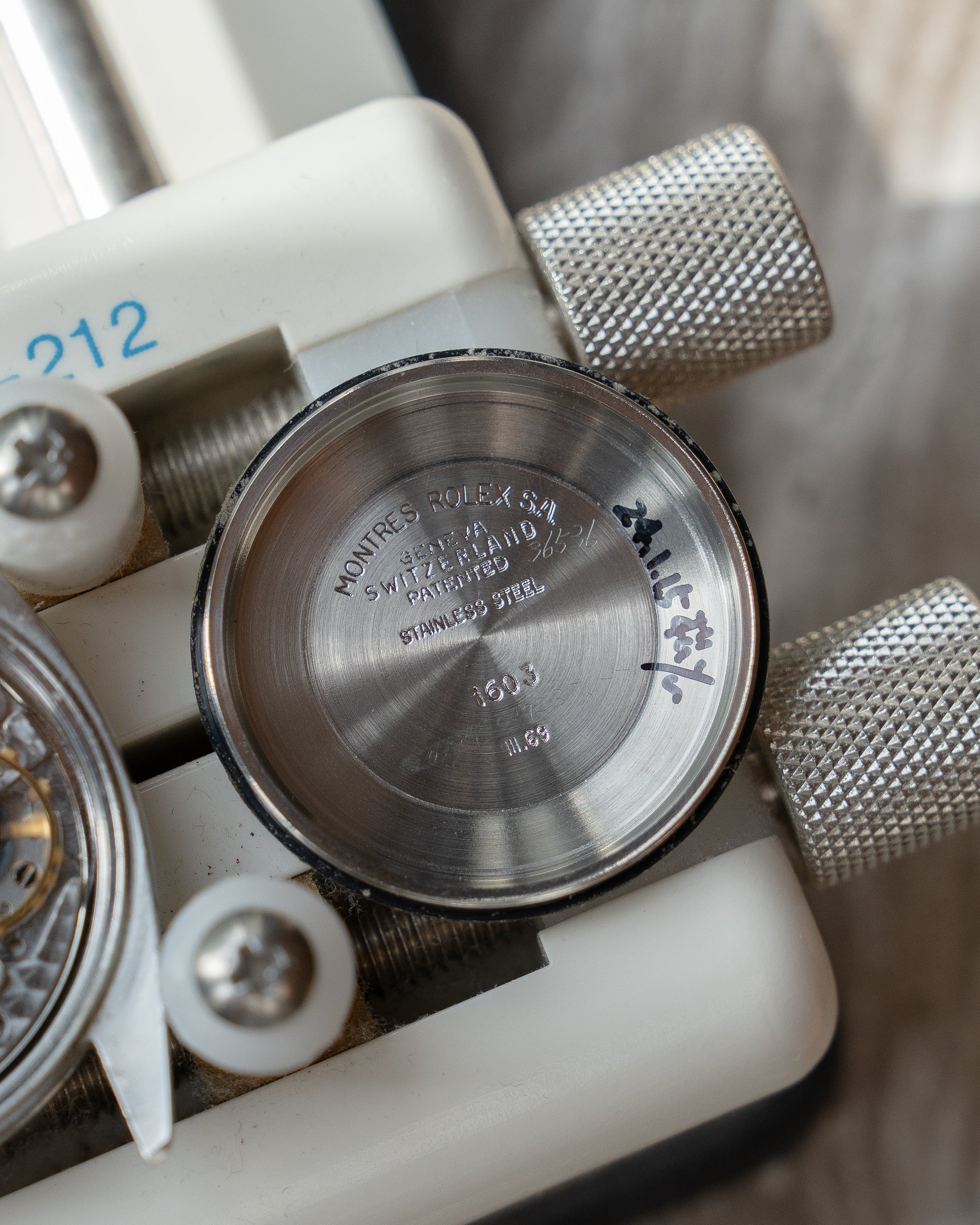 Rolex Datejust ref 1603 in steel, silver dial