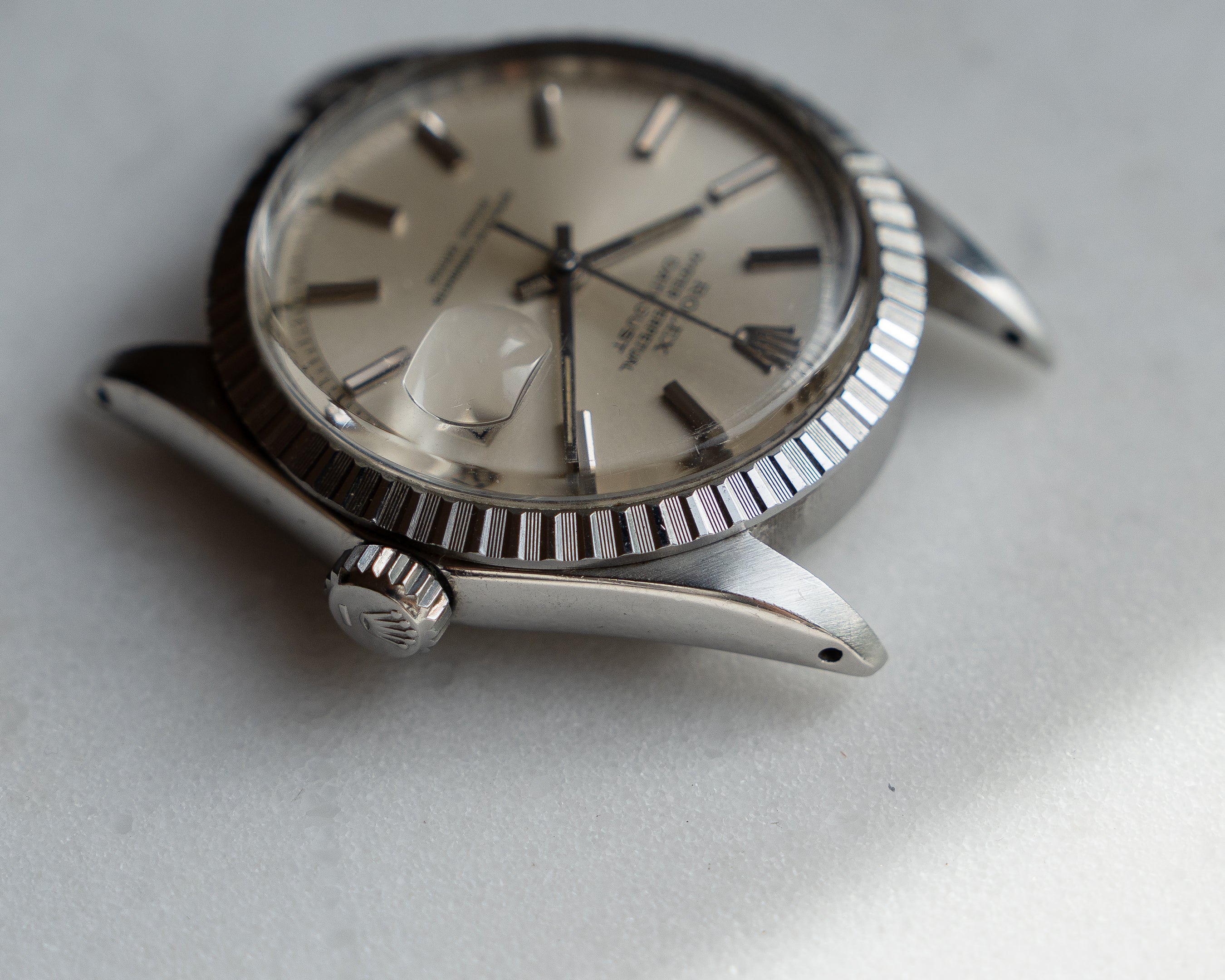 Rolex Datejust ref 1603 in steel, silver dial