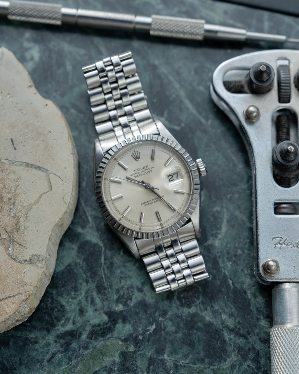 Rolex Datejust ref 1603 in steel, silver dial