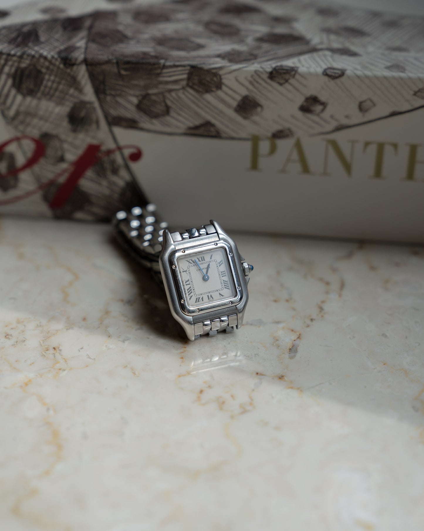 Cartier Panthere SM in steel ref. 1320, box & papers