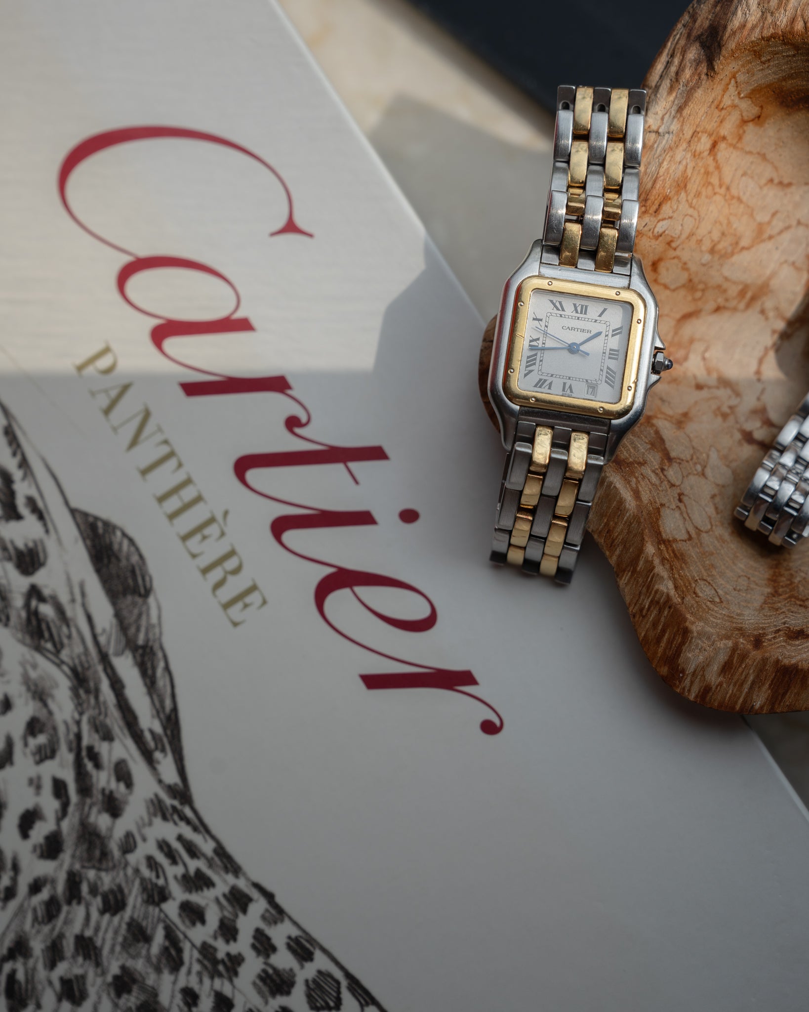 Cartier Panthere MM in steel & gold ref. 1100, box & papers