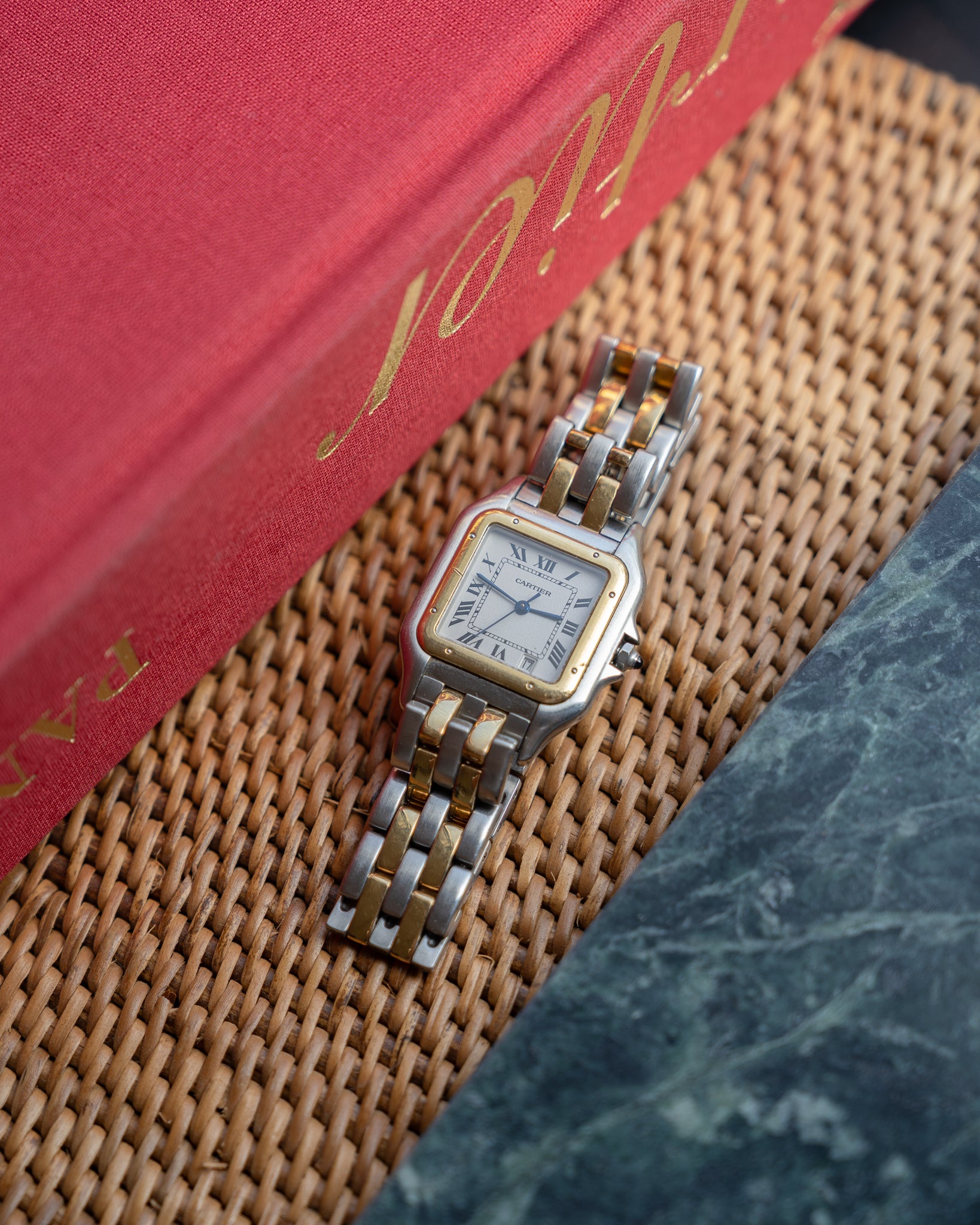 Cartier Panthere MM in steel & gold ref. 1100, box & papers