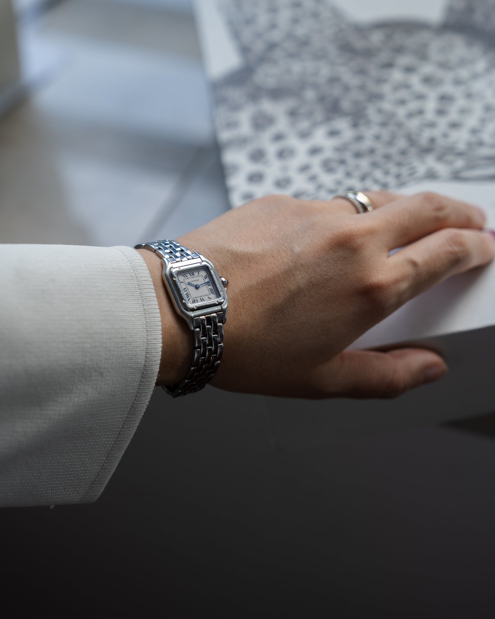 Cartier Panthere SM in steel ref. 1320, box & papers