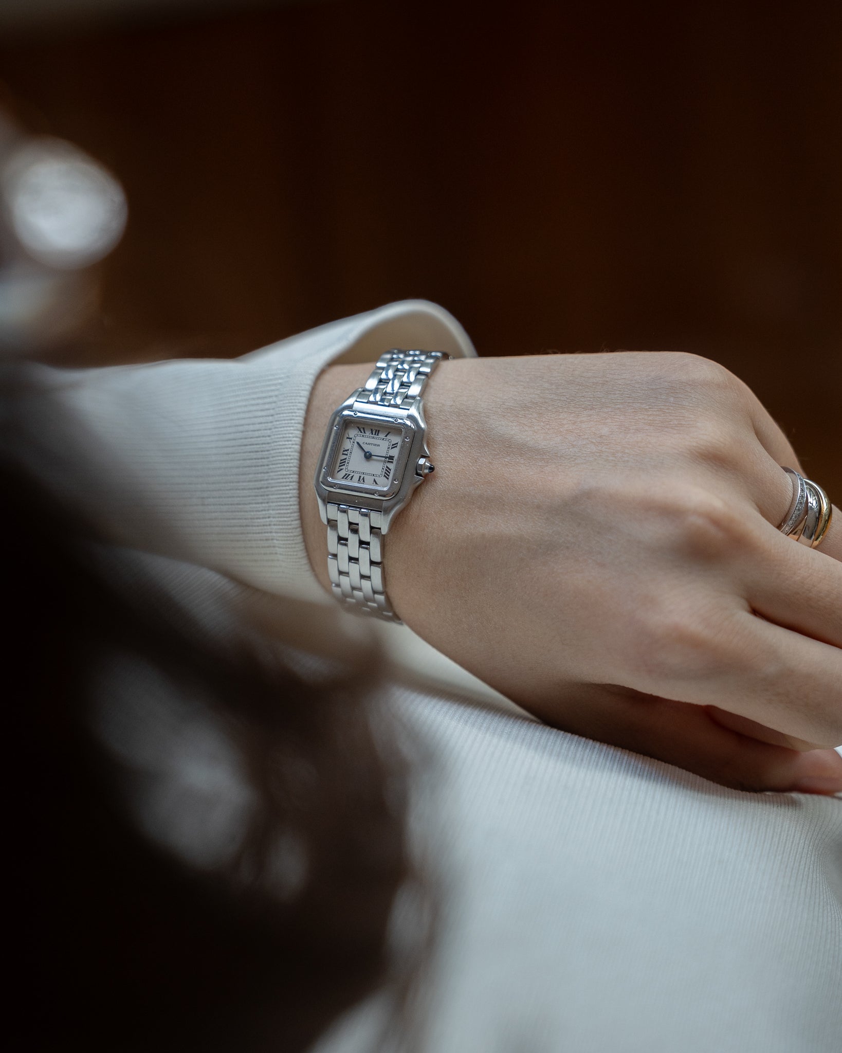 Cartier Panthere SM in steel ref. 1320, box & papers
