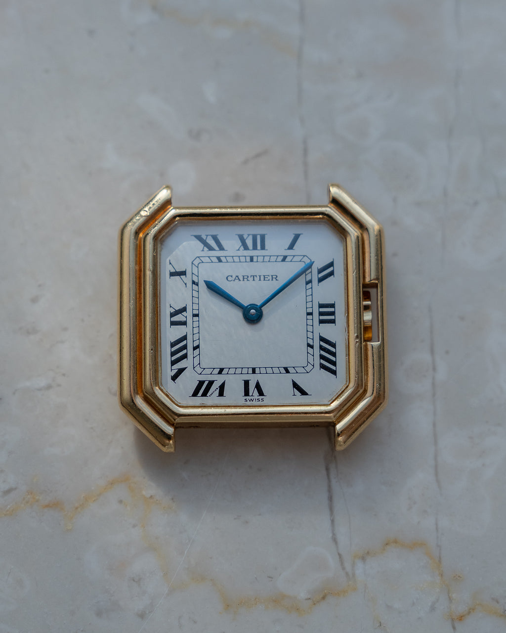 Cartier Ceinture in yellow gold, ref 78099 LM size, Swiss dial, with Cartier gold deployant clasp