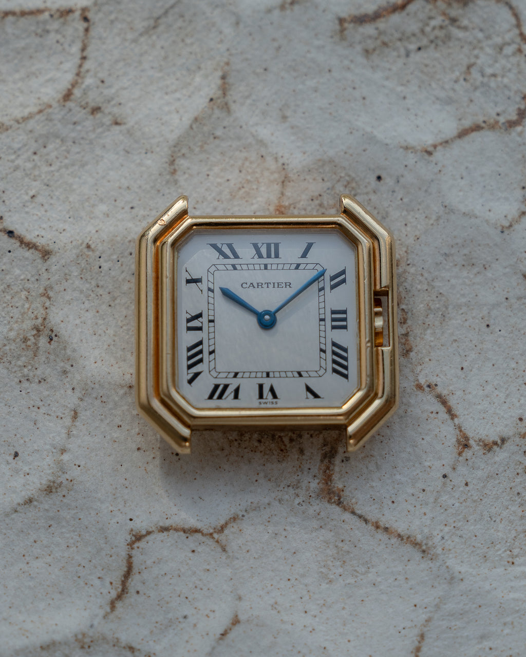 Cartier Ceinture in yellow gold, ref 78099 LM size, Swiss dial, with Cartier gold deployant clasp
