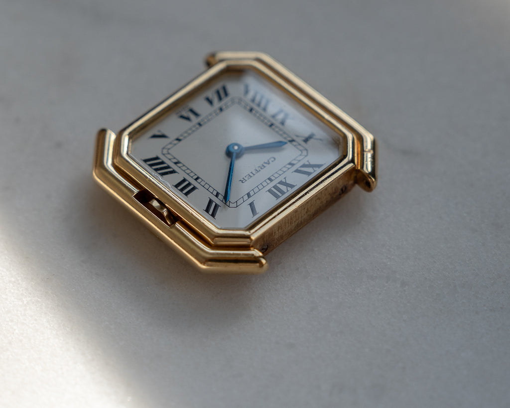 Cartier Ceinture in yellow gold, ref 78099 LM size, Swiss dial, with Cartier gold deployant clasp