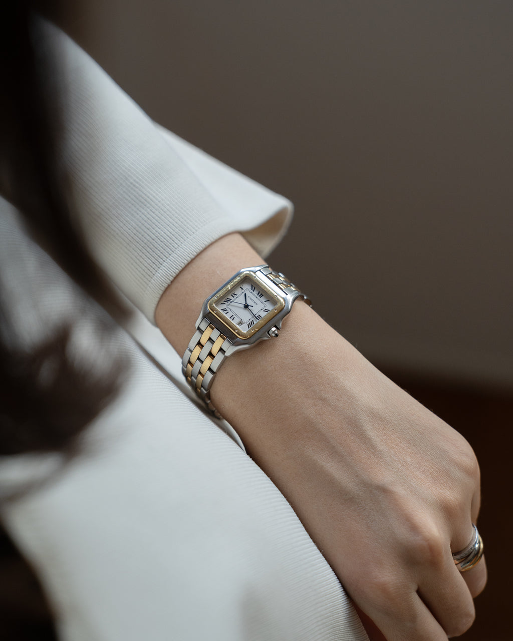 Cartier Panthere MM in steel & gold ref. 1100, box & papers