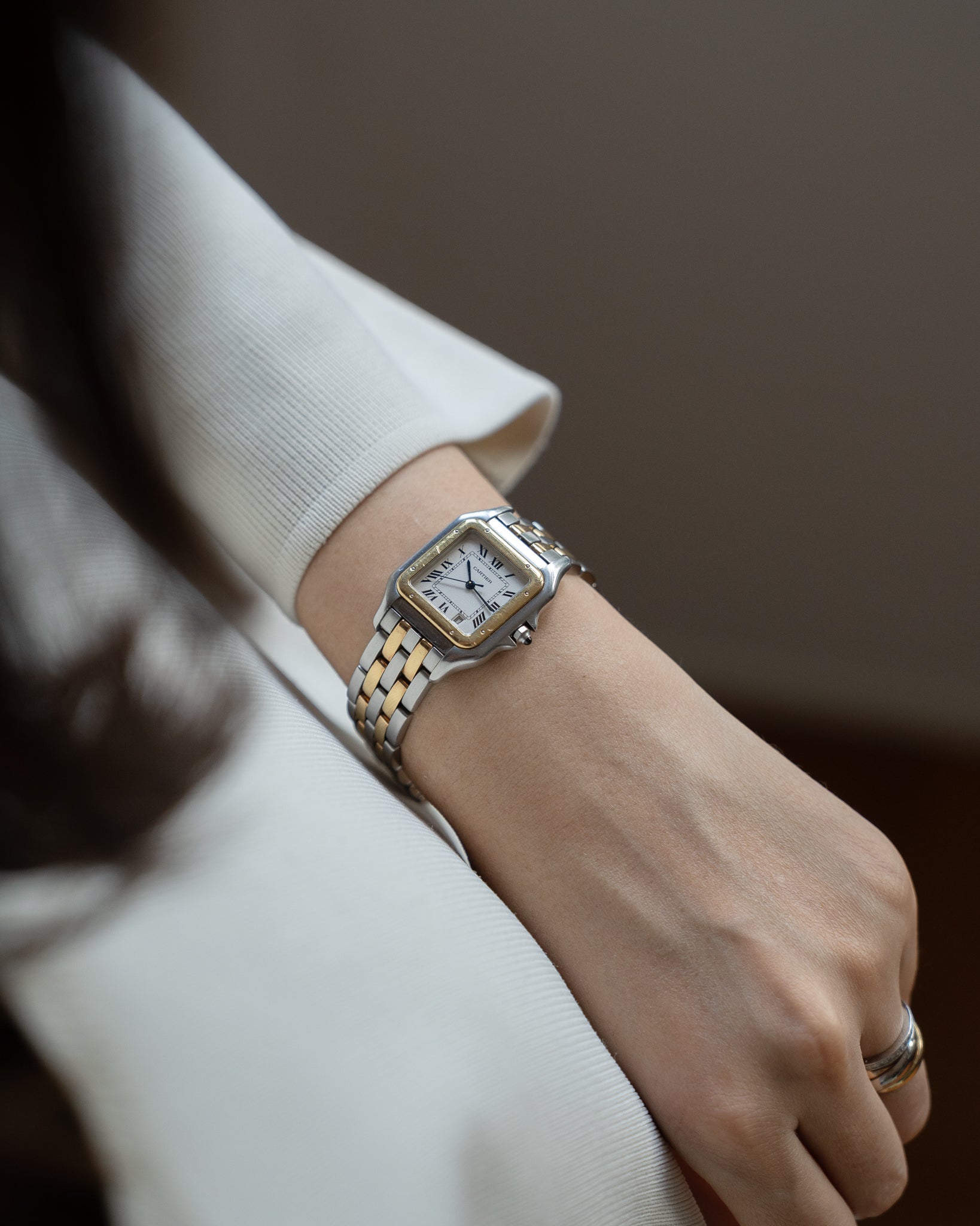 Cartier Panthere MM in steel & gold ref. 1100, box & papers