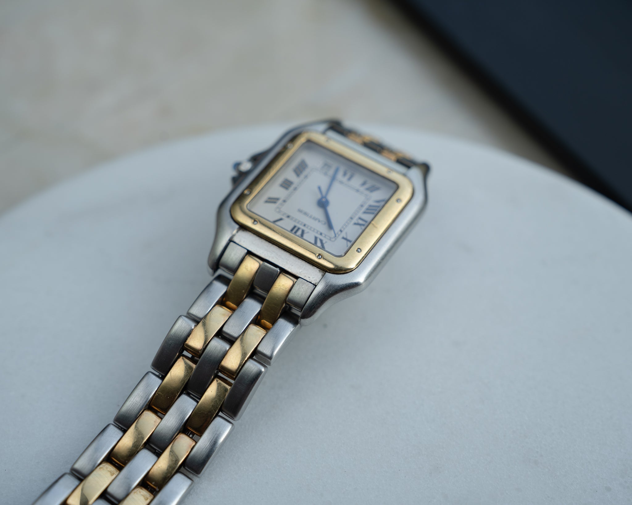 Cartier Panthere MM in steel gold ref. 1100 box papers