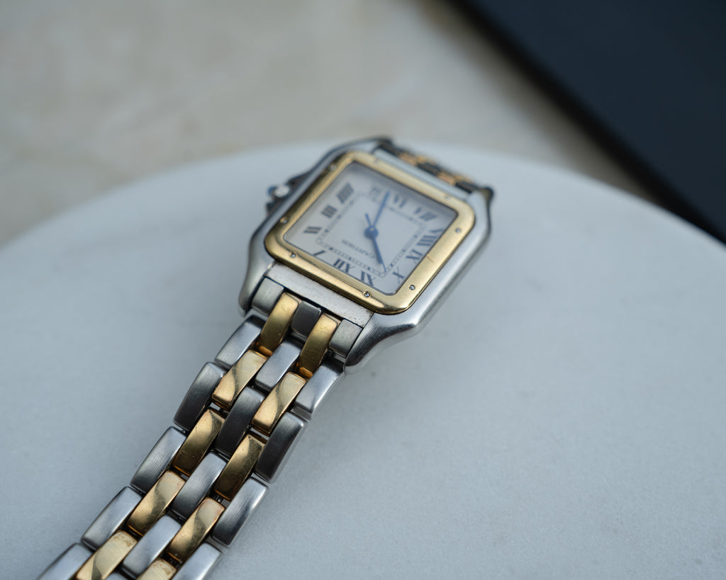 Cartier Panthere MM in steel & gold ref. 1100, box & papers