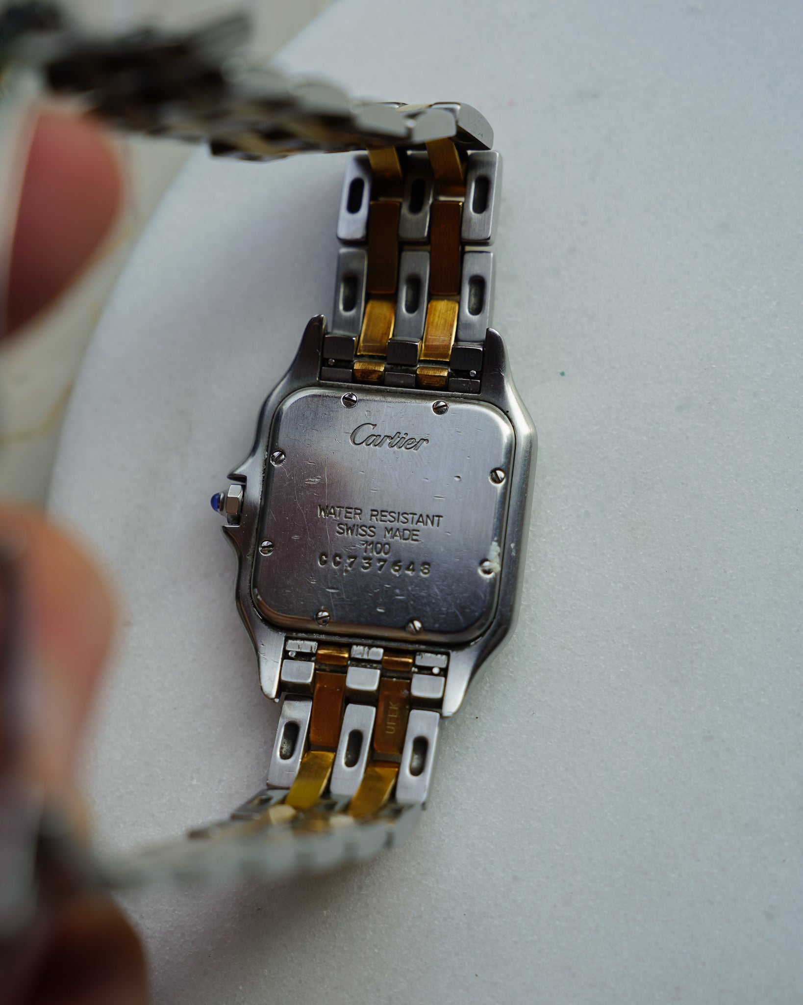 Cartier Panthere MM in steel & gold ref. 1100, box & papers