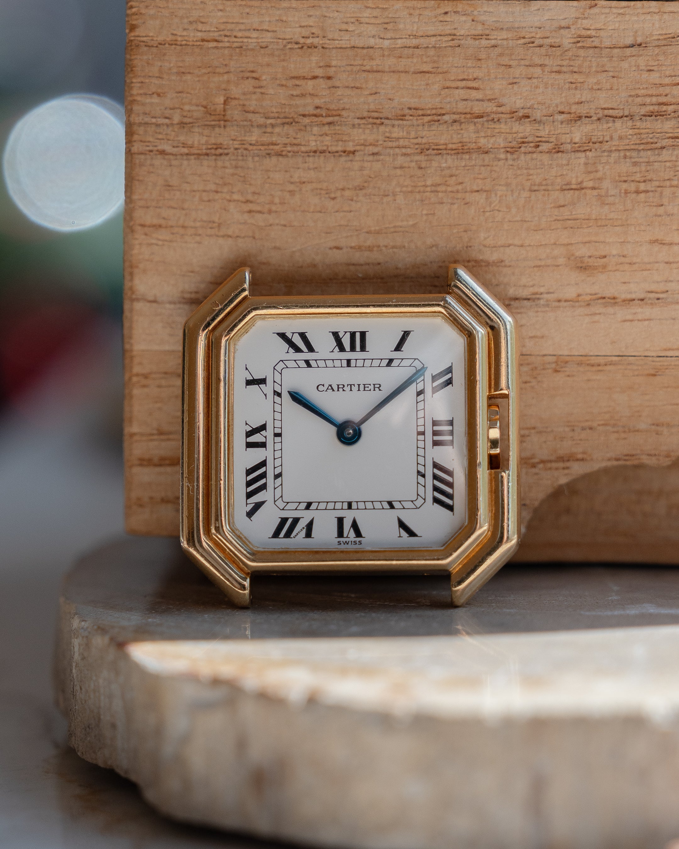 Cartier Ceinture in yellow gold, ref 78099 LM size, Swiss dial, with Cartier gold deployant clasp