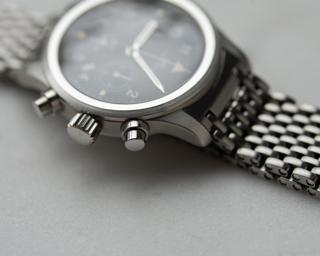 IWC フリーガークロノグラフ ref. 3741 メカクォーツ 保証書付き
