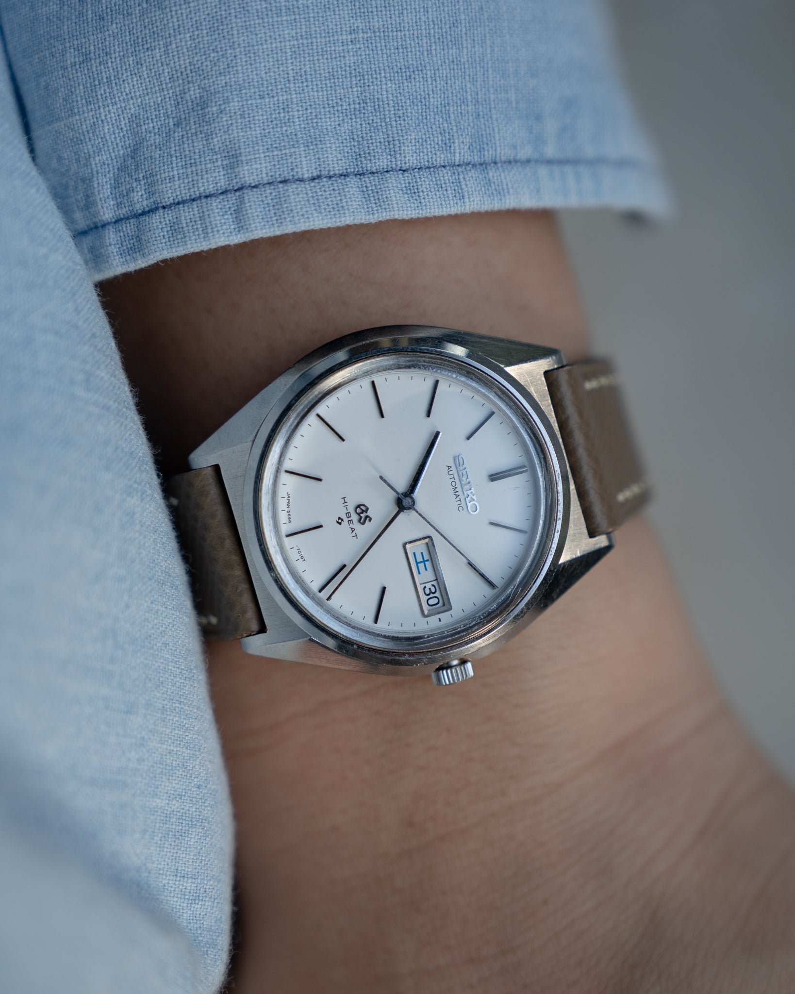 Grand Seiko 5646-7010 hibeat automatic August 1970