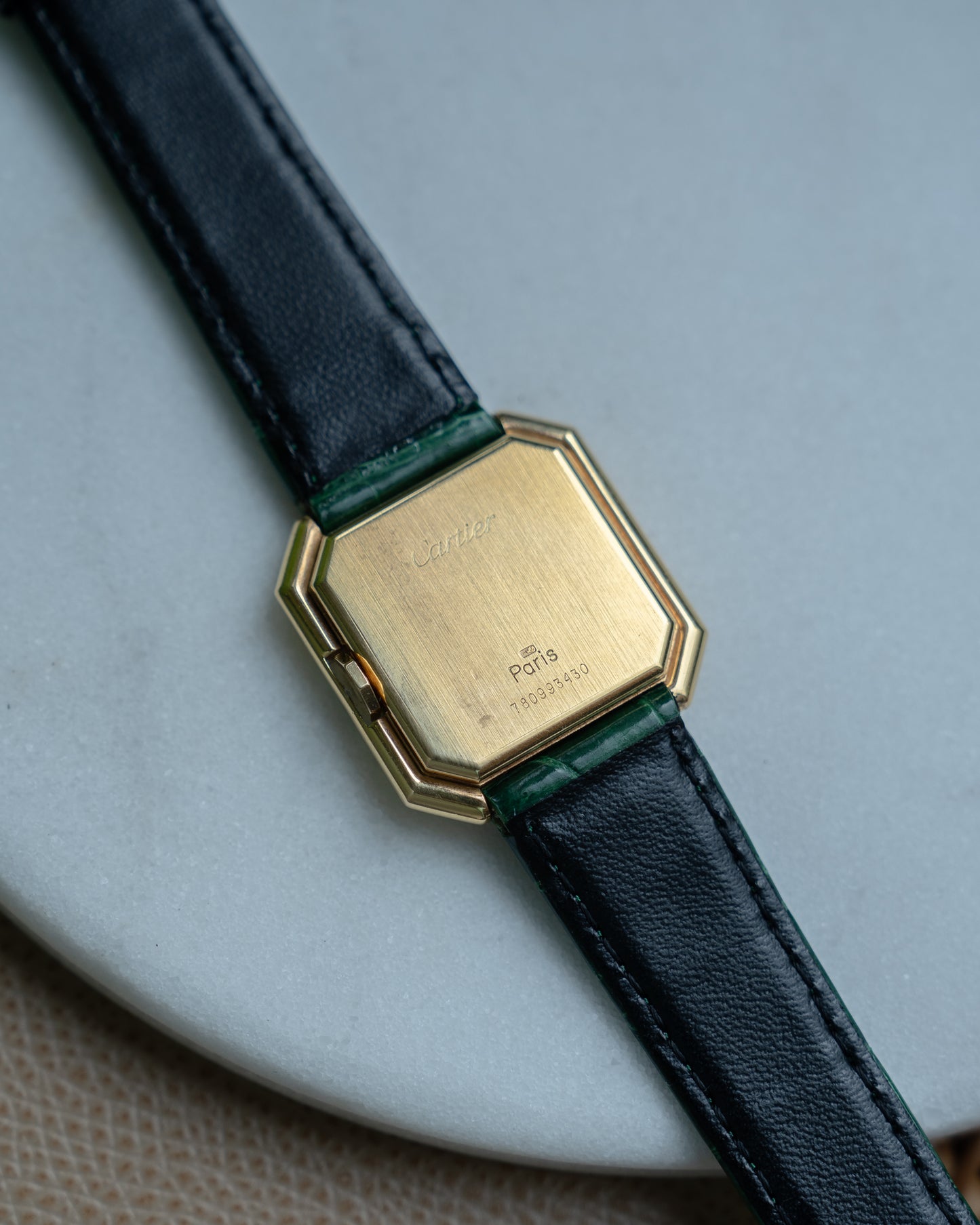 Cartier Ceinture 18k LM Yellow Gold, Paris dial - mechanical movement - box & papers, original owner