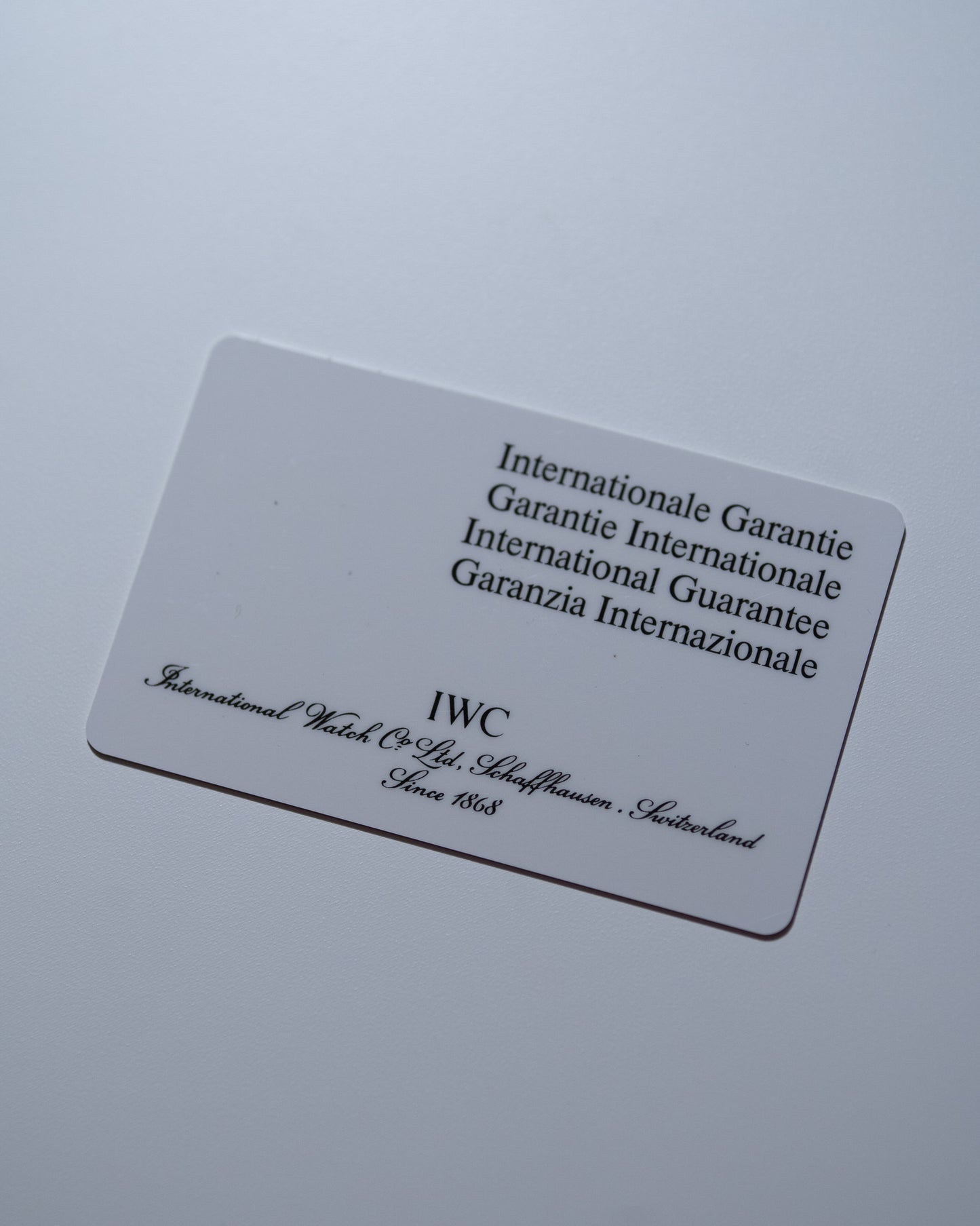 IWC Fliegerchronograph ref. 3741 mecha-quartz with guarantee card
