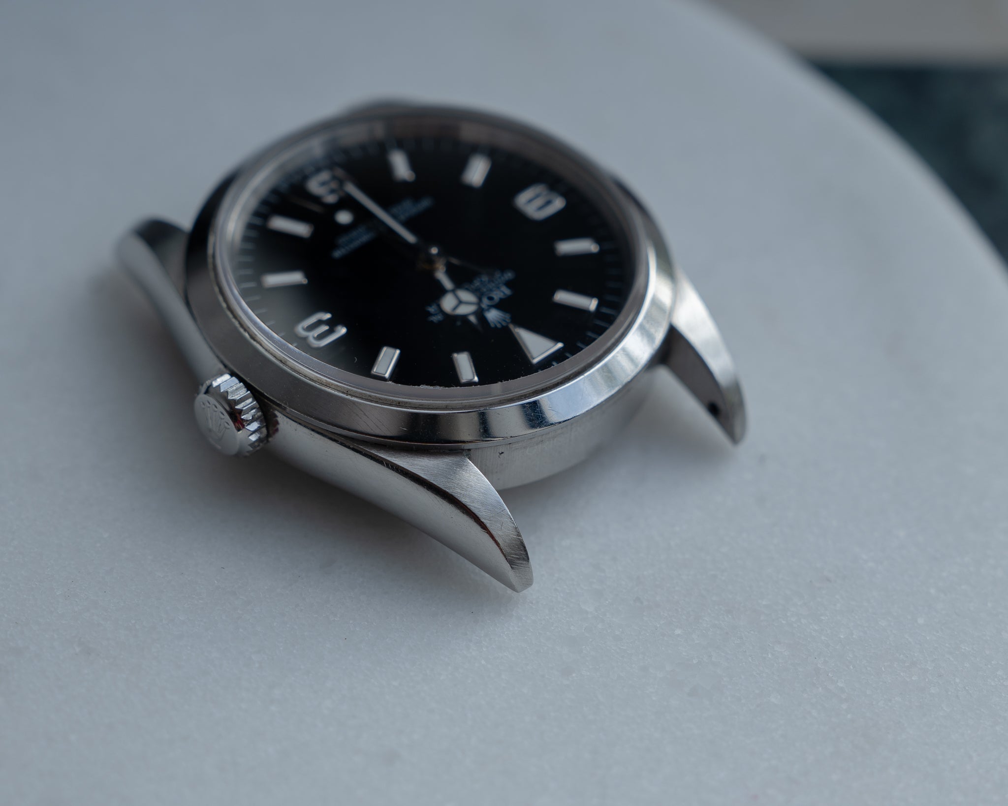 Rolex Explorer I reference 14270, T-Swiss dial T serial from 1996