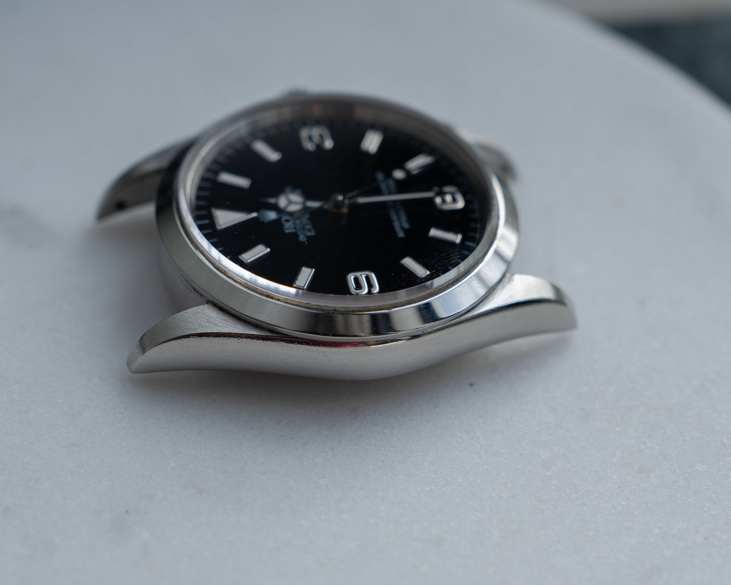 Rolex Explorer I reference 14270, T-Swiss dial T serial from 1996