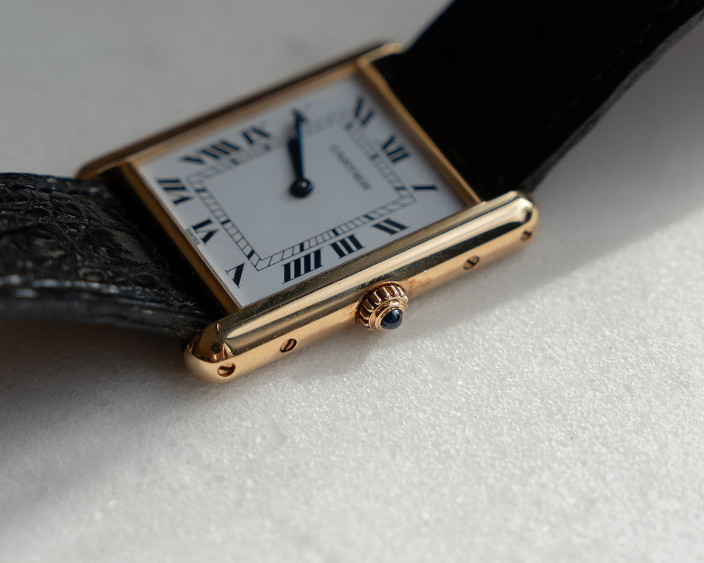 Cartier Tank Louis ref 81052 in 18k yellow gold, Swiss only dial, caliber QZ690