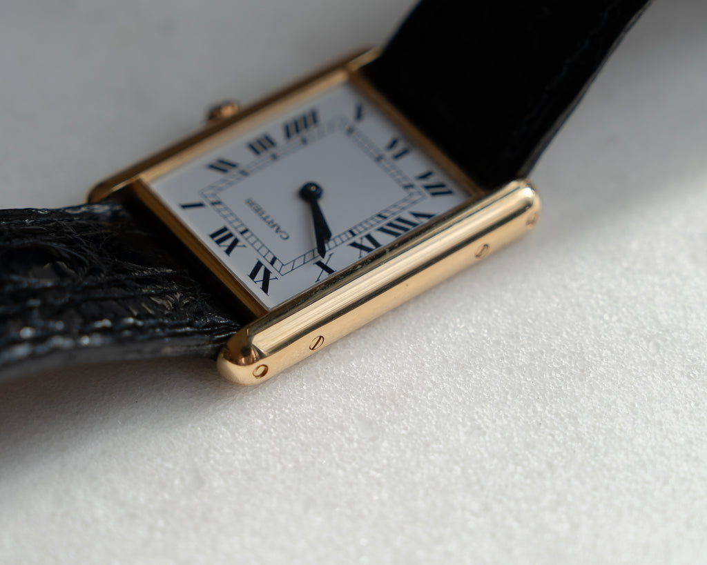 Cartier Tank Louis ref 81052 in 18k yellow gold, Swiss only dial, caliber QZ690